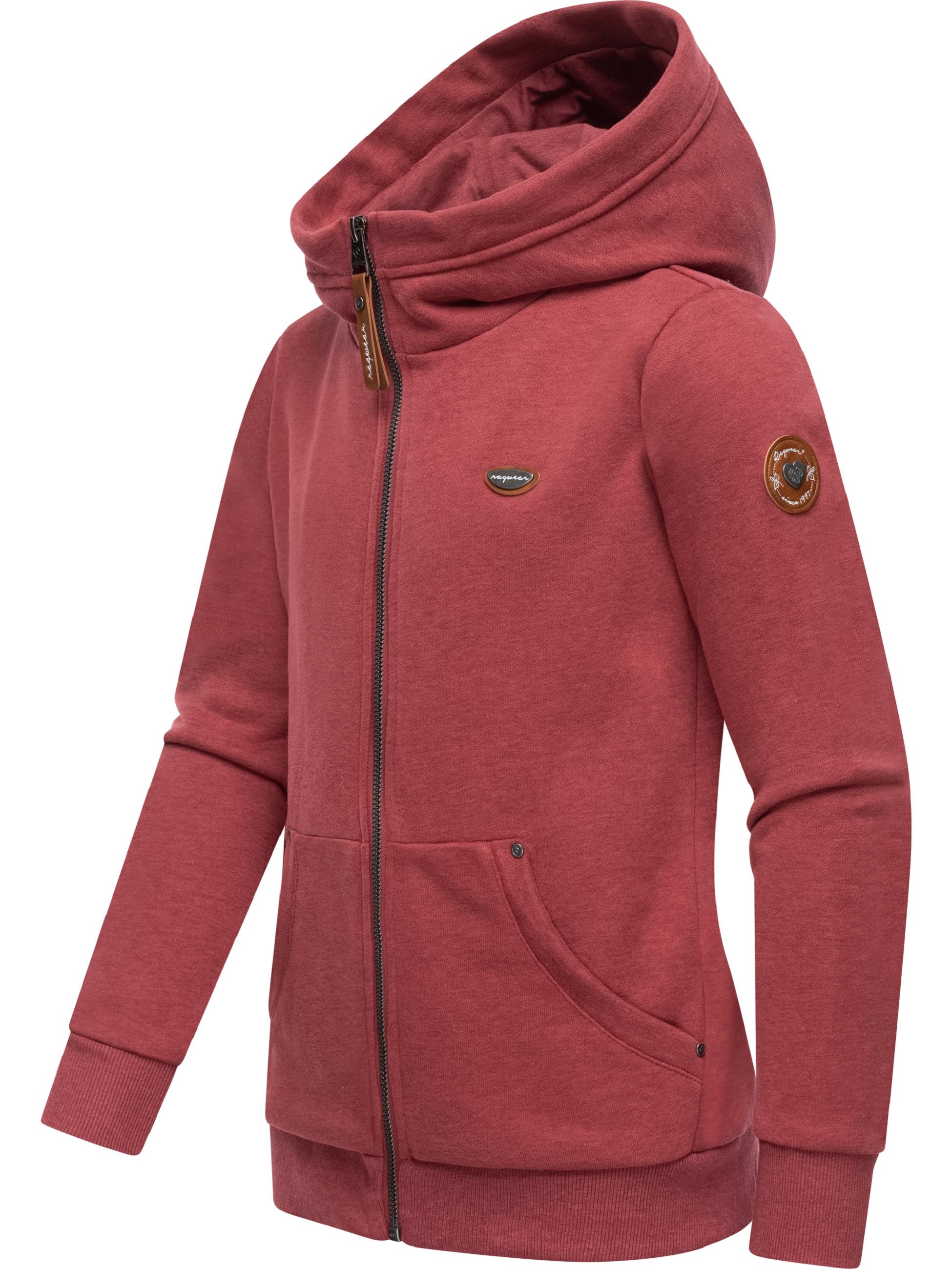 Ragwear Kapuzensweatshirt »Kapuzensweatjacke Nesie Zip«