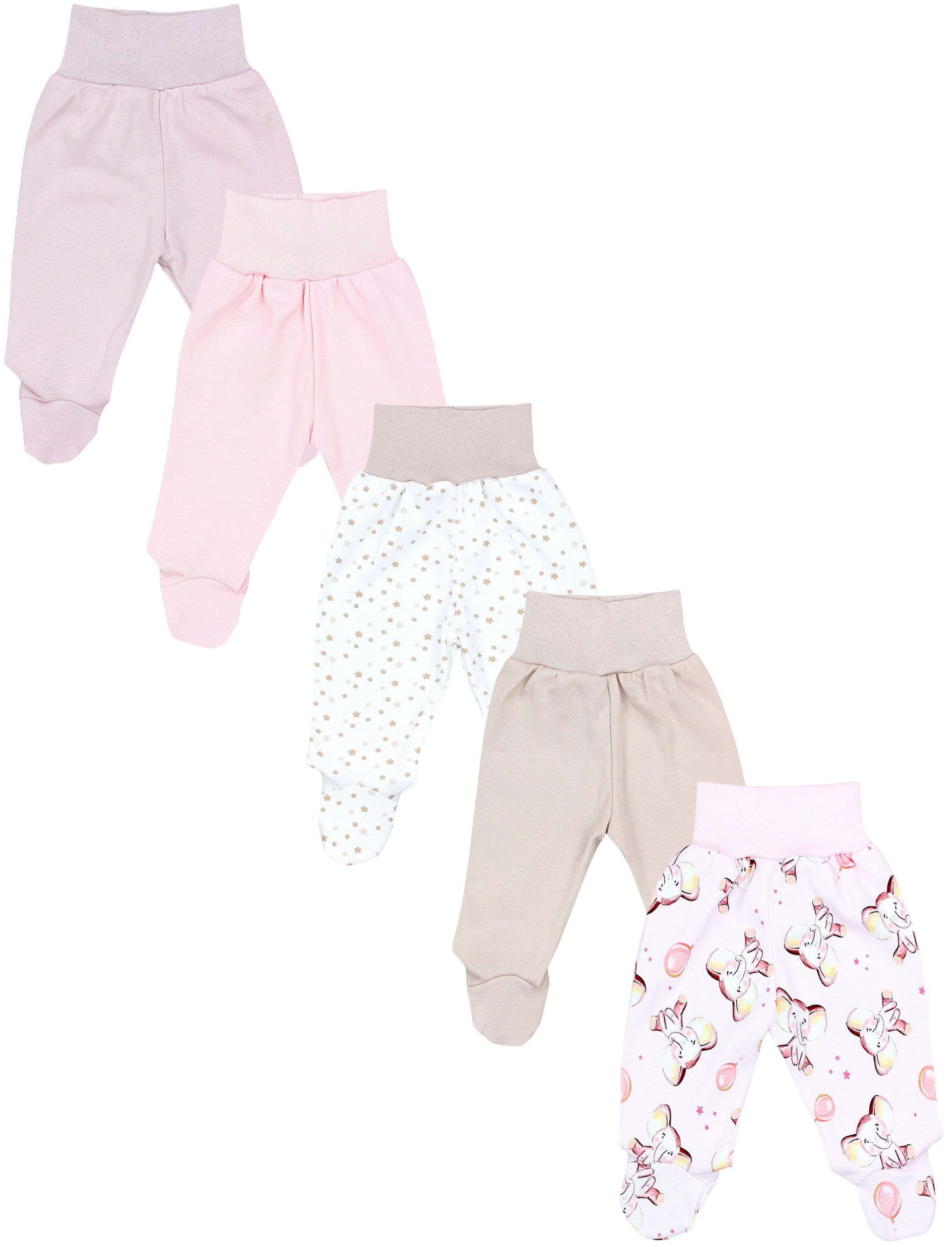 TupTam Jogginghose »Hose Baby Hose mit Fuß 5er Pack«
