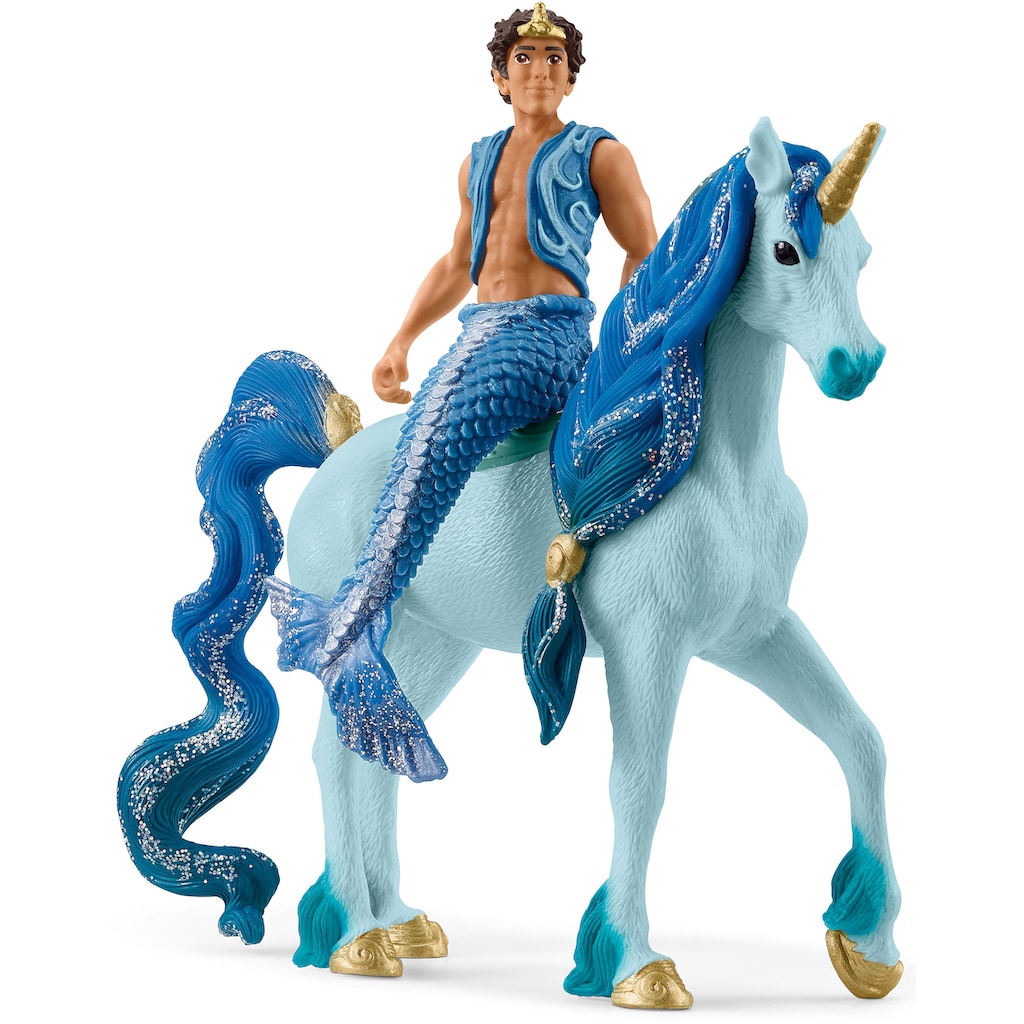 Schleich® Spielfigur »BAYALA®, Aryon auf Einhorn (70718)«