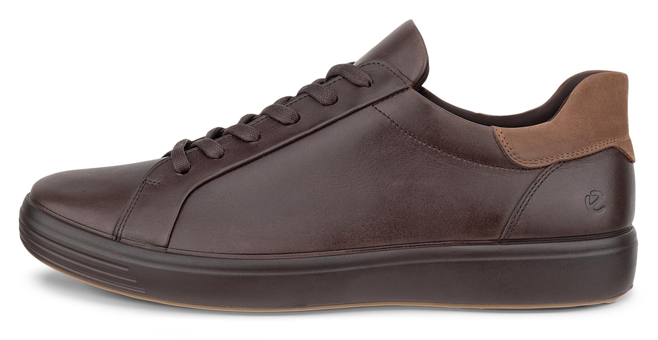 Ecco Sneaker »ECCO Soft 7 M«, Freizeitschuh, Halbschuh, Schnürschuh mit genoppter Laufsohle
