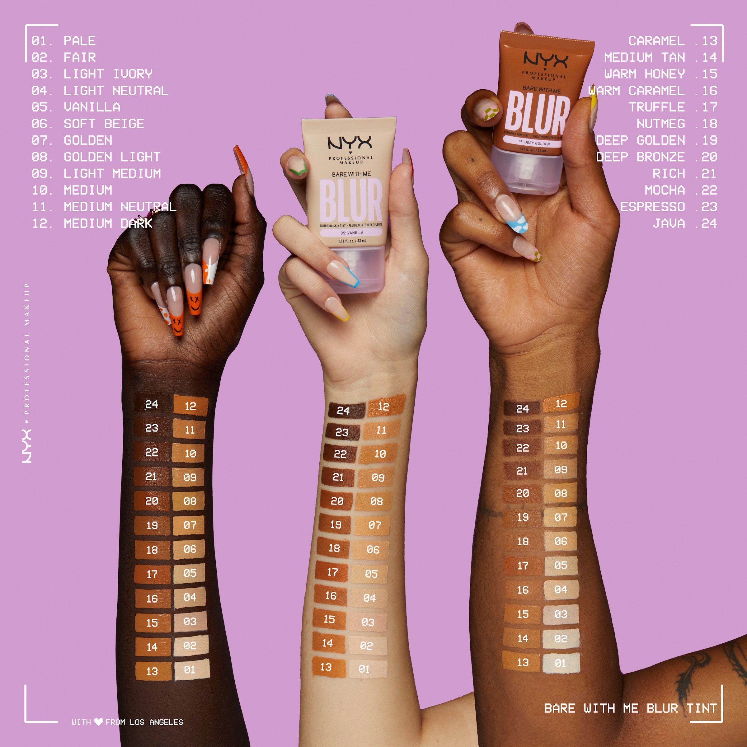 NYX Make-up »Bare with me Blur Skin Tint«, Makeup, Grundierung