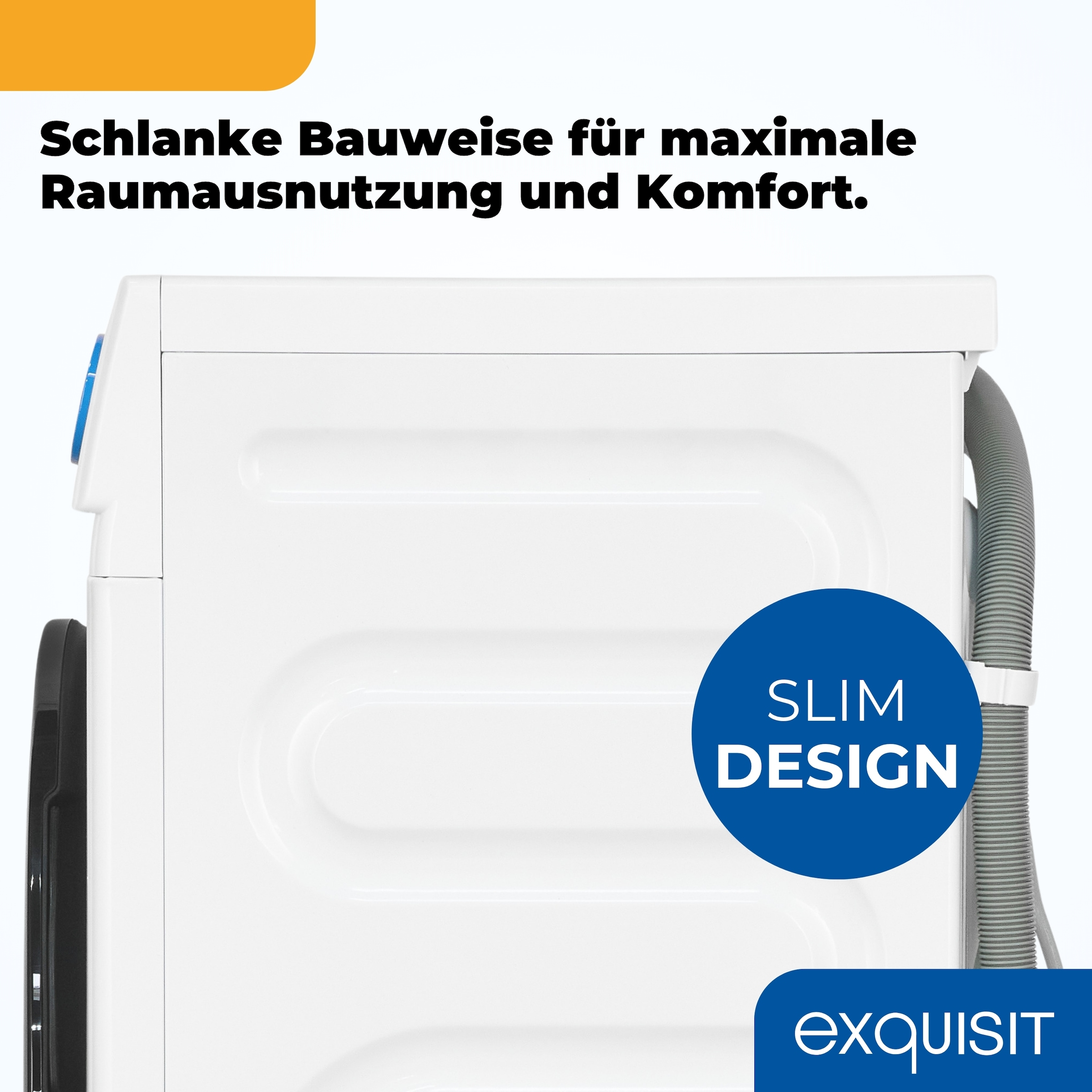 exquisit Waschmaschine »WA6312-371A weiss«