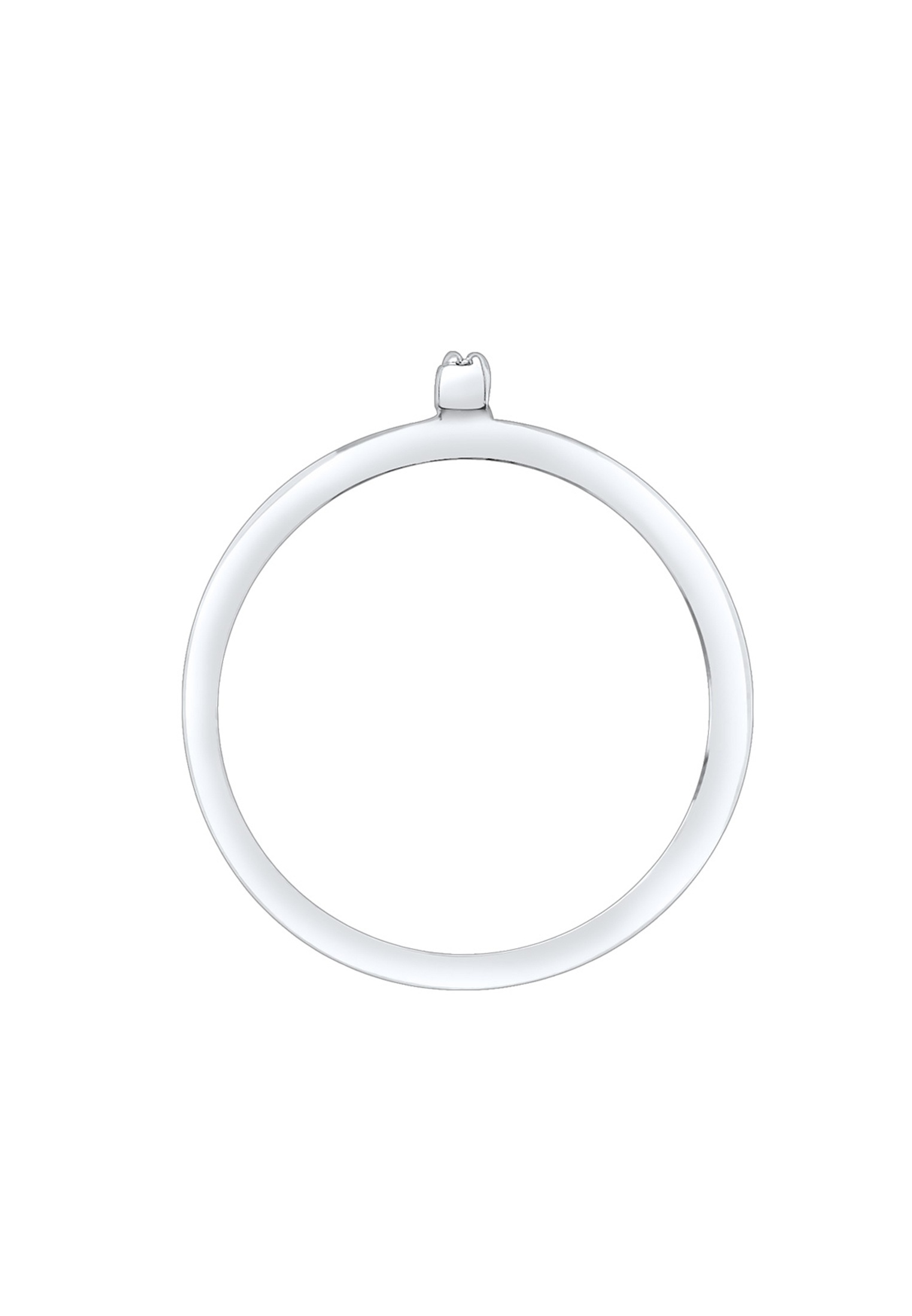 Elli Silberring »Ring GLas Kristalle Weiß 925 Sterling Silver«