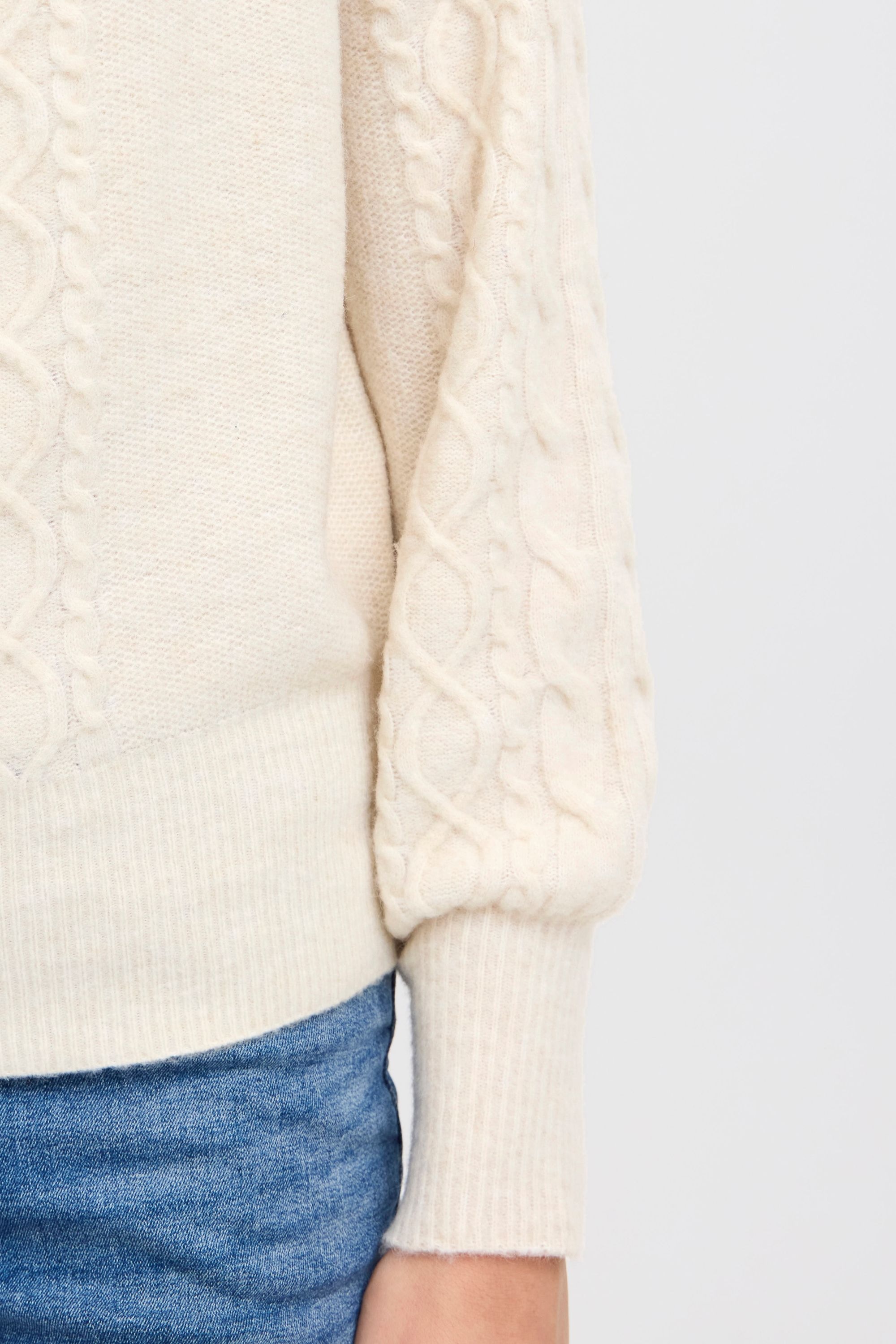 Ichi Strickfleece-Pullover »Strickpullover IHLIYANNA LS«