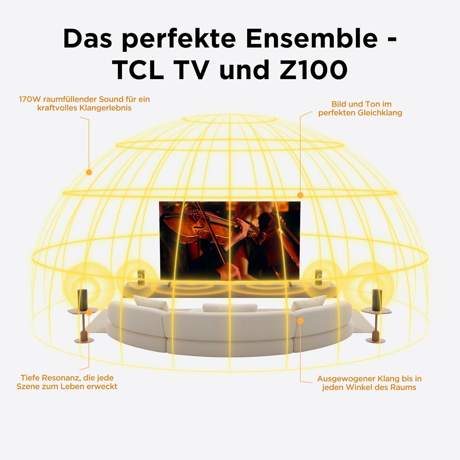 TCL Lautsprecher »Z100-SW« 1.1.1 (WLAN Bassregelung 130 W)