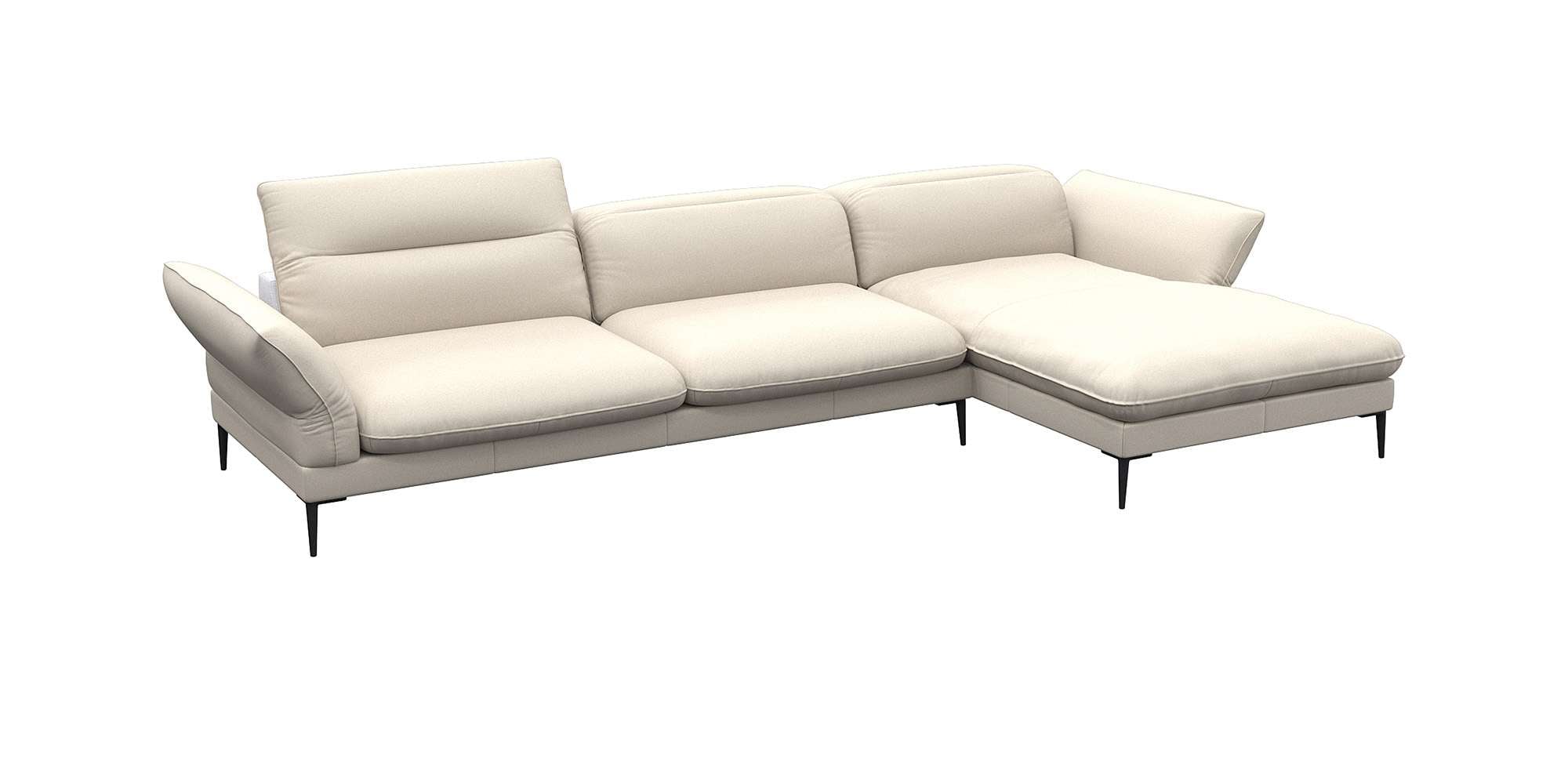 Ecksofa »Salino, Funktionssofa mit Recamiere, Relaxsofa, Ecksofa«, Sofa mit Arm- und...