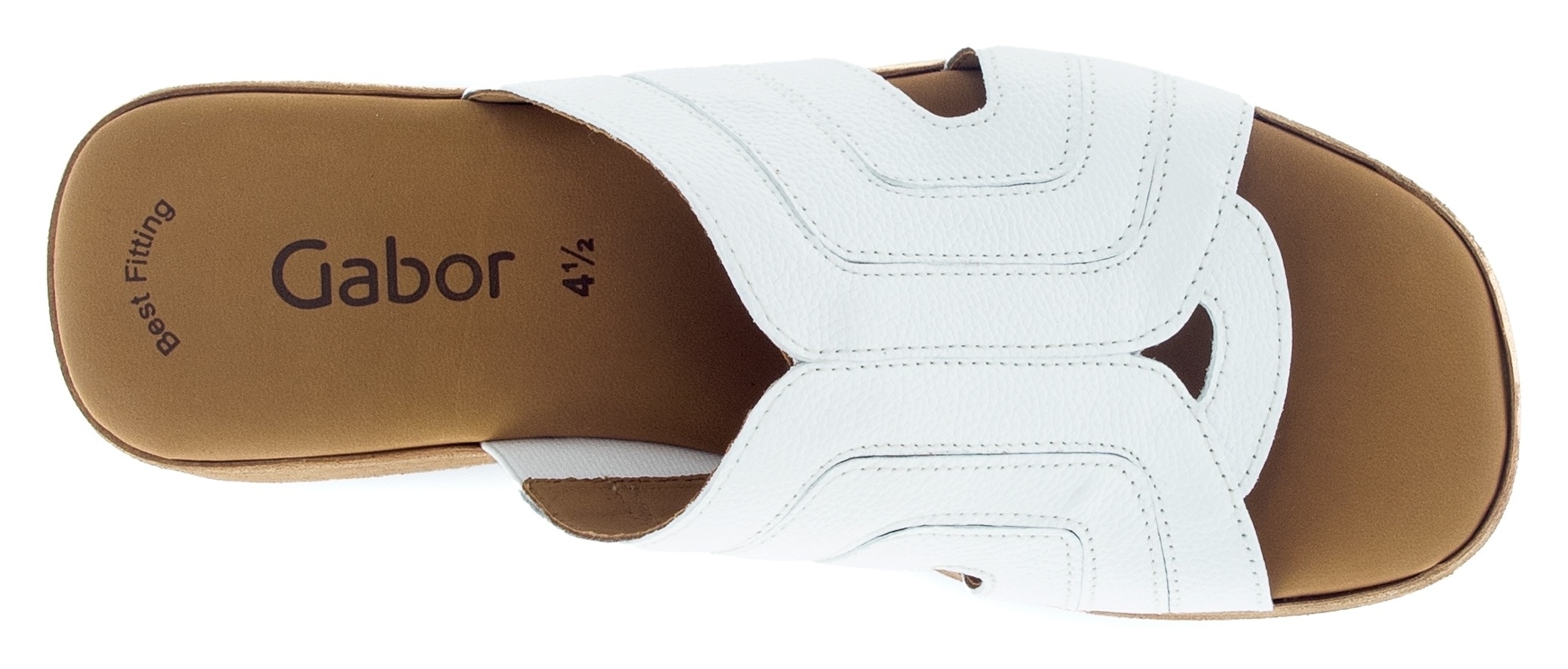 Gabor Pantolette, Keilabsatz, Sommerschuh, Best Fitting für eine komfortable Passform
