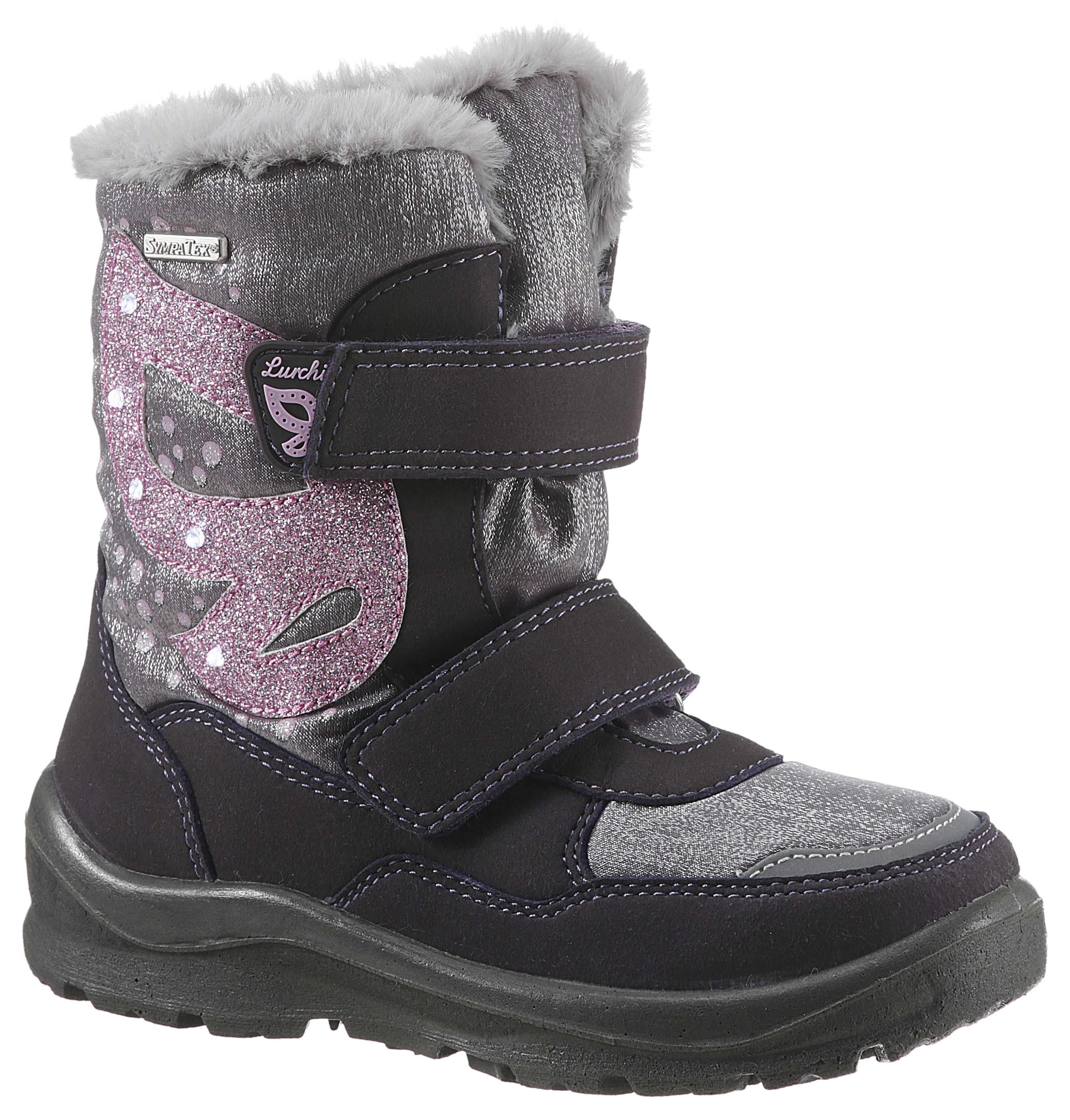 Winterstiefel »KIOKO-SYMPATEX Blinkschuh WMS: weit«, mit zusätzlichen Glitzerdetails