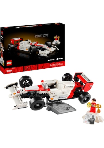 Konstruktionsspielsteine »McLaren MP4/4 & Ayrton Senna (10330), LEGO® Icons«, (693 St.)