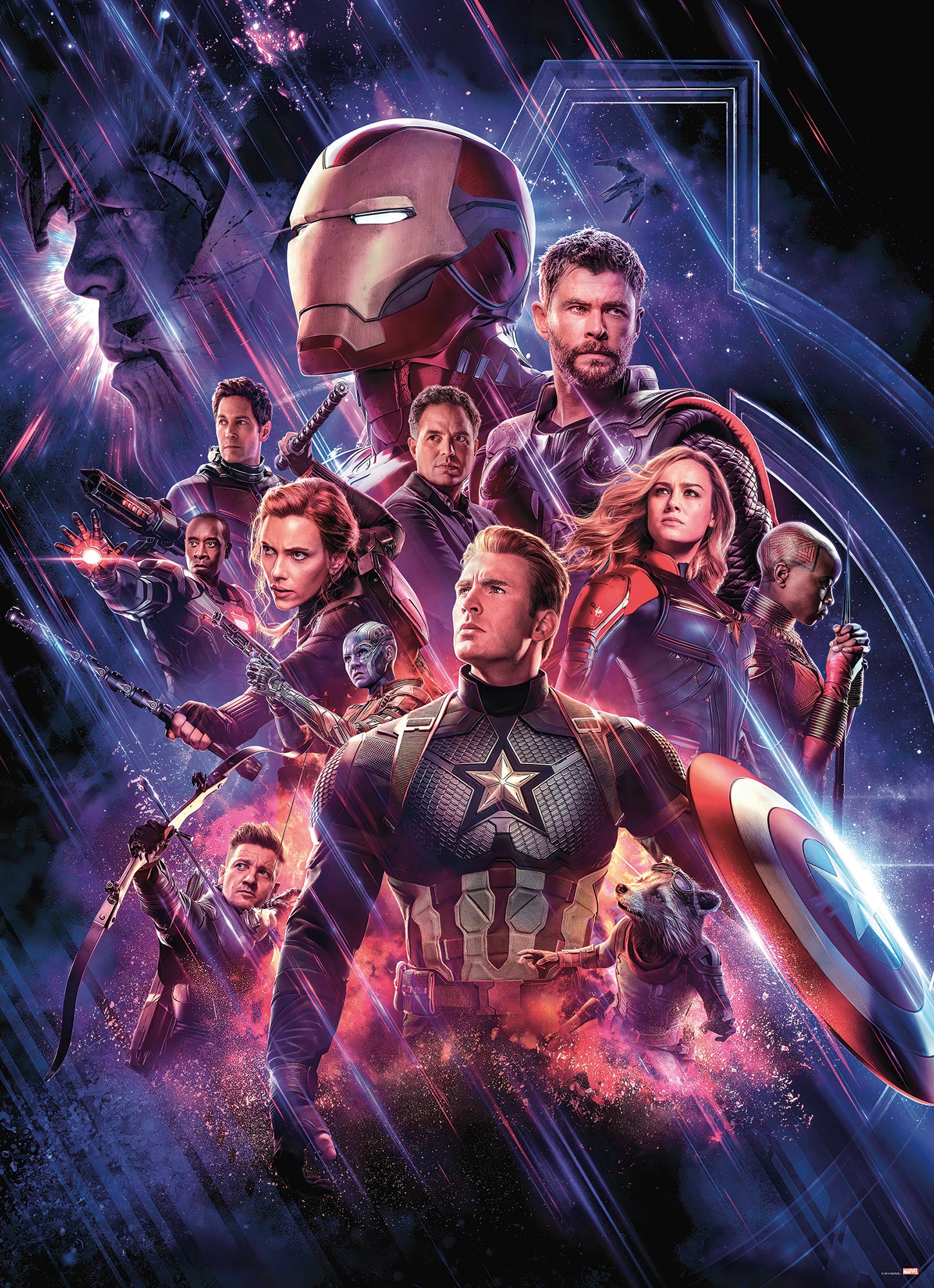 Fototapete »Avengers Endgame Movie Poster«, 184x254 cm (Breite x Höhe), inklusive...