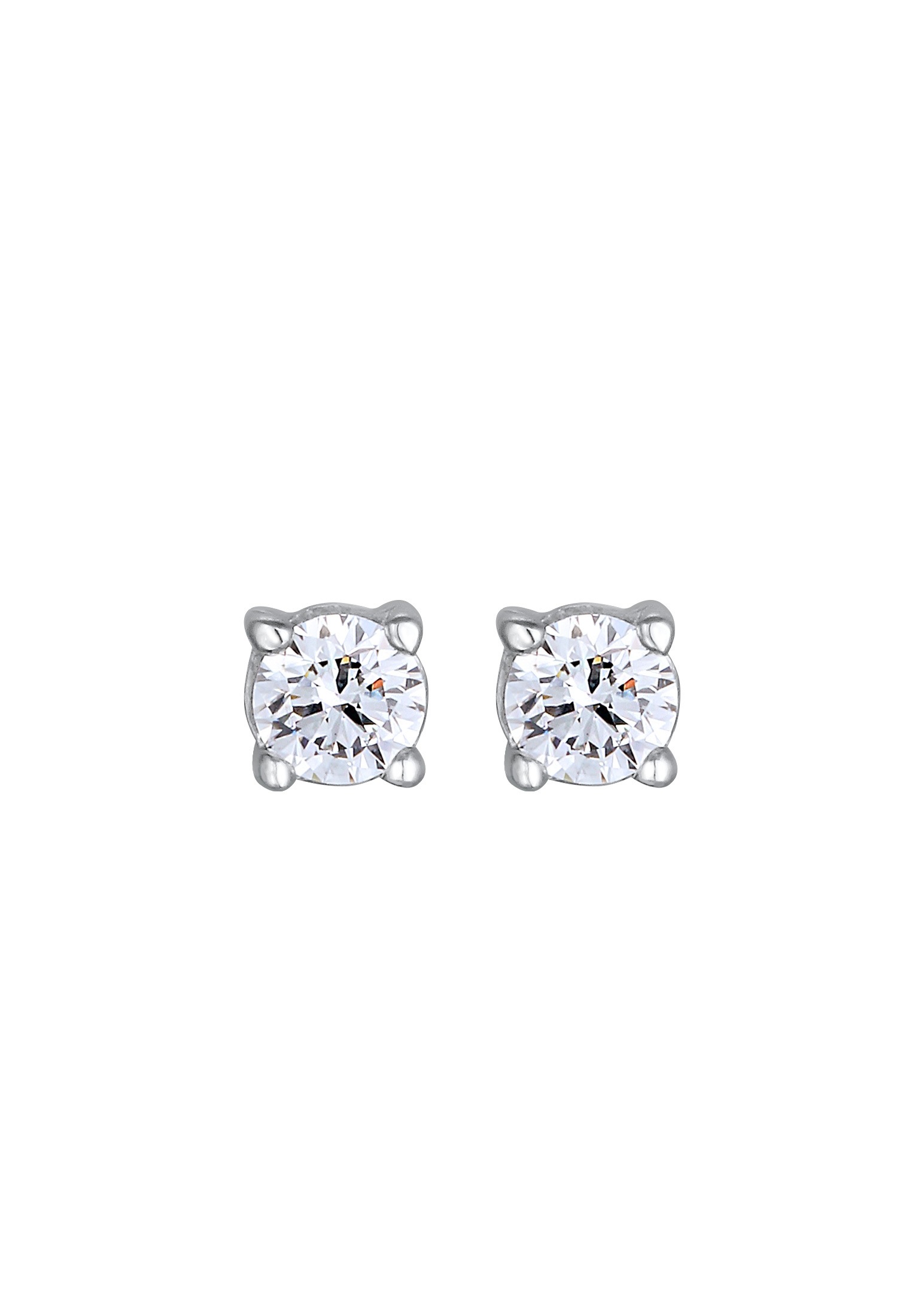 Elli DIAMONDS Paar Ohrstecker »Ohrringe Laborgezüchtete Diamanten Weiß Brilliant Schliff (0.068 ct) 925 Sterling Silver«