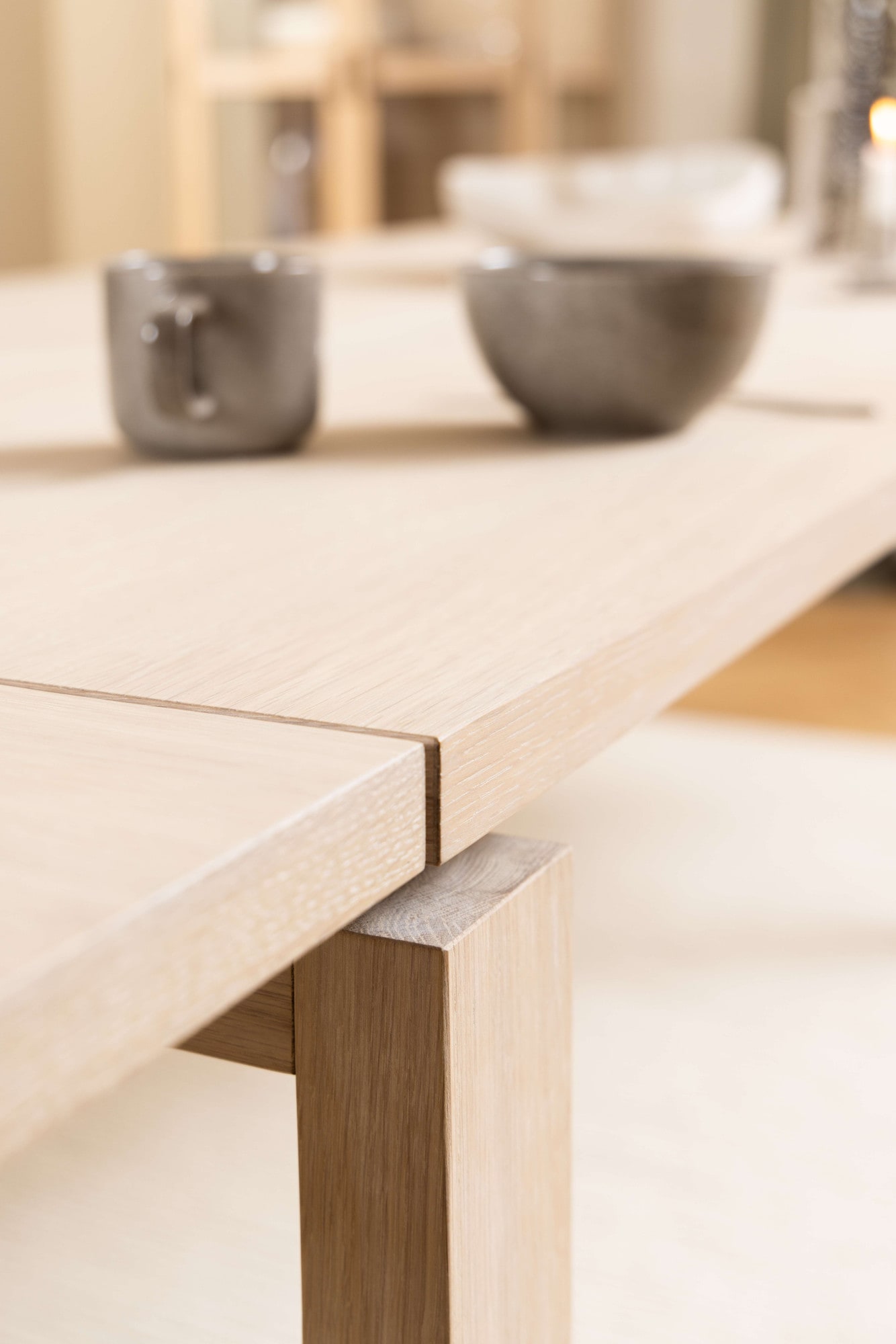 ACTONA GROUP Esstisch »Linley Tisch«, Eichenfurnier geölt, Ausziehplatte vorbereitet, B: 200 cm