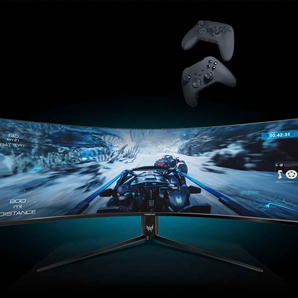 Acer Curved-Gaming-LED-Monitor »Predator Z57« 145 cm/57 ″  7680 x 2160 px DUHD 1 Reaktionszeit 120 Hz MiniLED