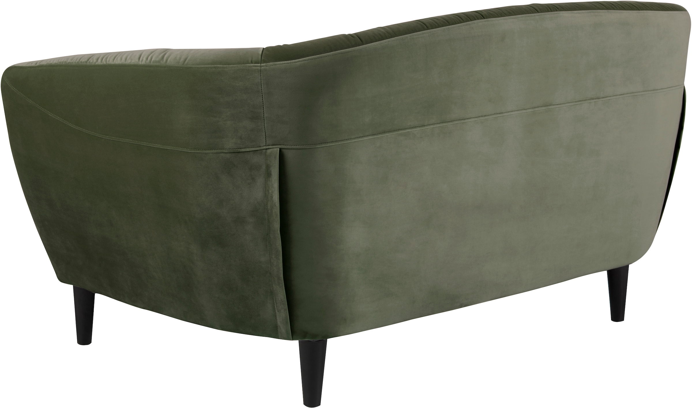 ACTONA GROUP 2-Sitzer »Ria Sofa, Couch, Doppelsofa, Loveseat,«, Samtstoff, Massivholz-Beine, Taschenfederkern, Tufting, mit Armlehnen