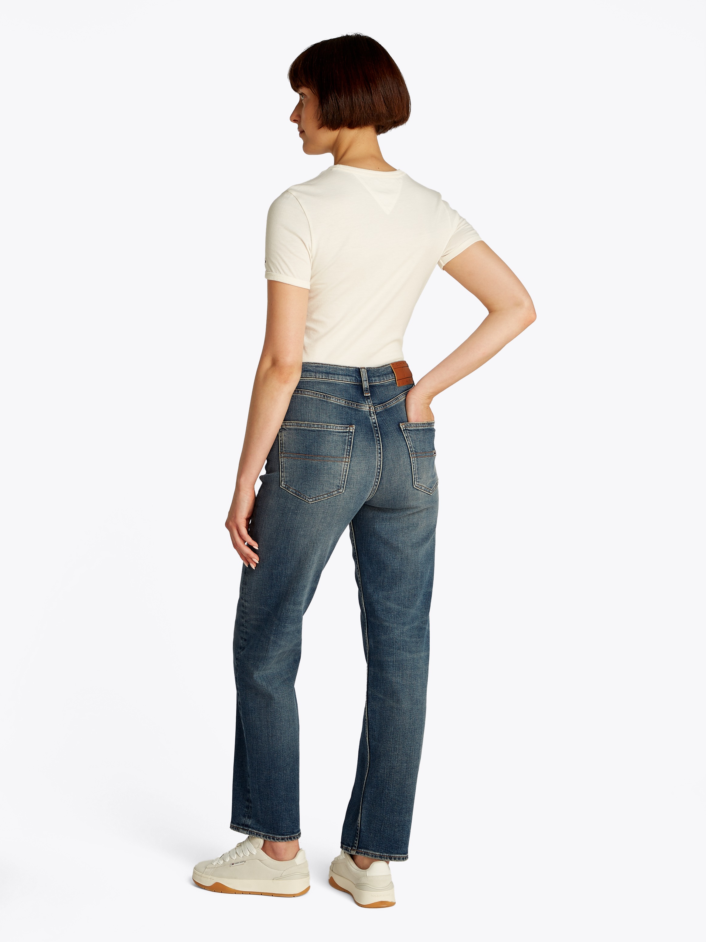 Tommy Jeans Straight-Jeans »LAYLA HR SLIM STR«, in Knöchellänge