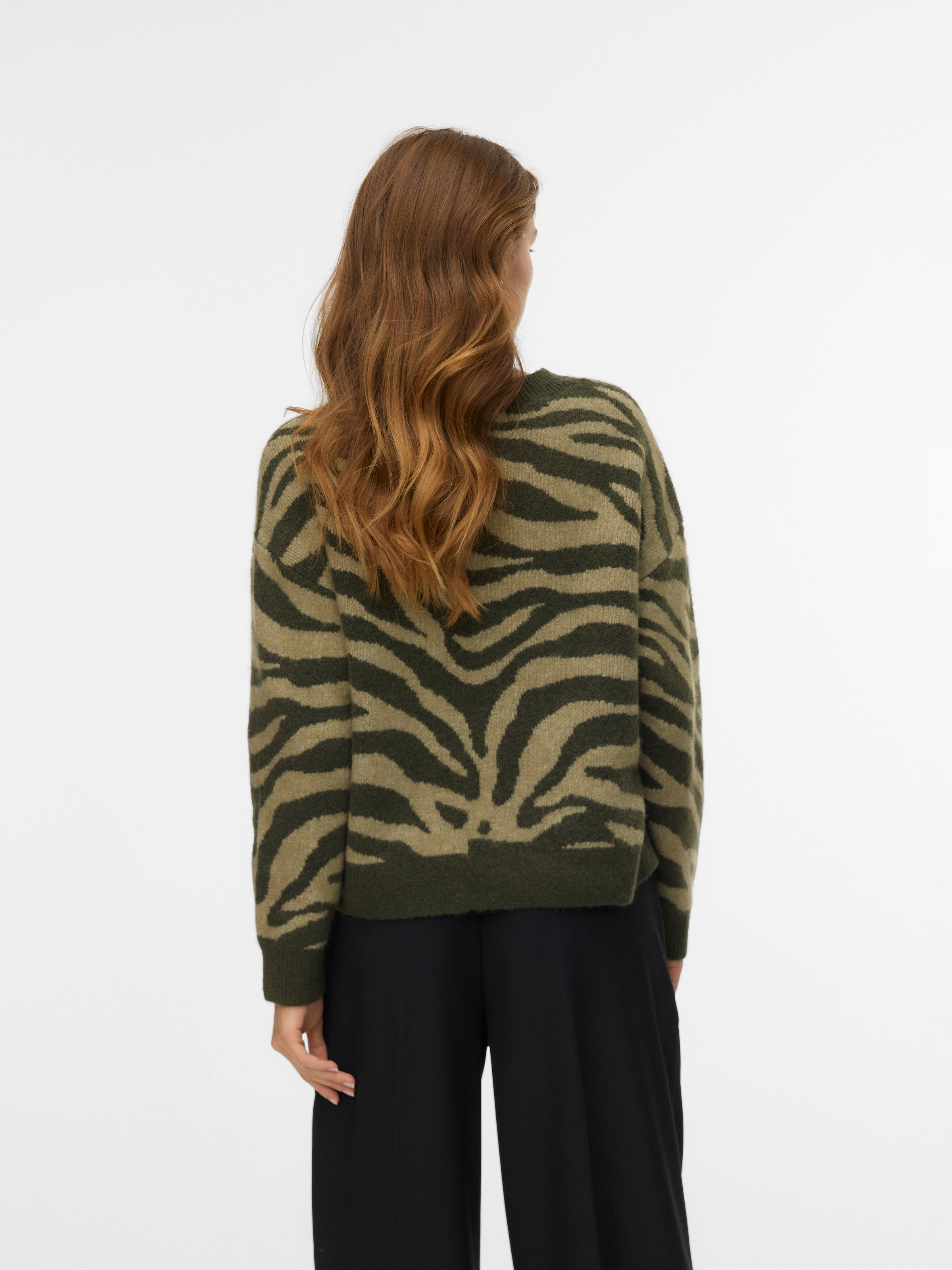 Vero Moda Strickpullover »VMNEWKAI LS O-NECK PULLOVER BOO«
