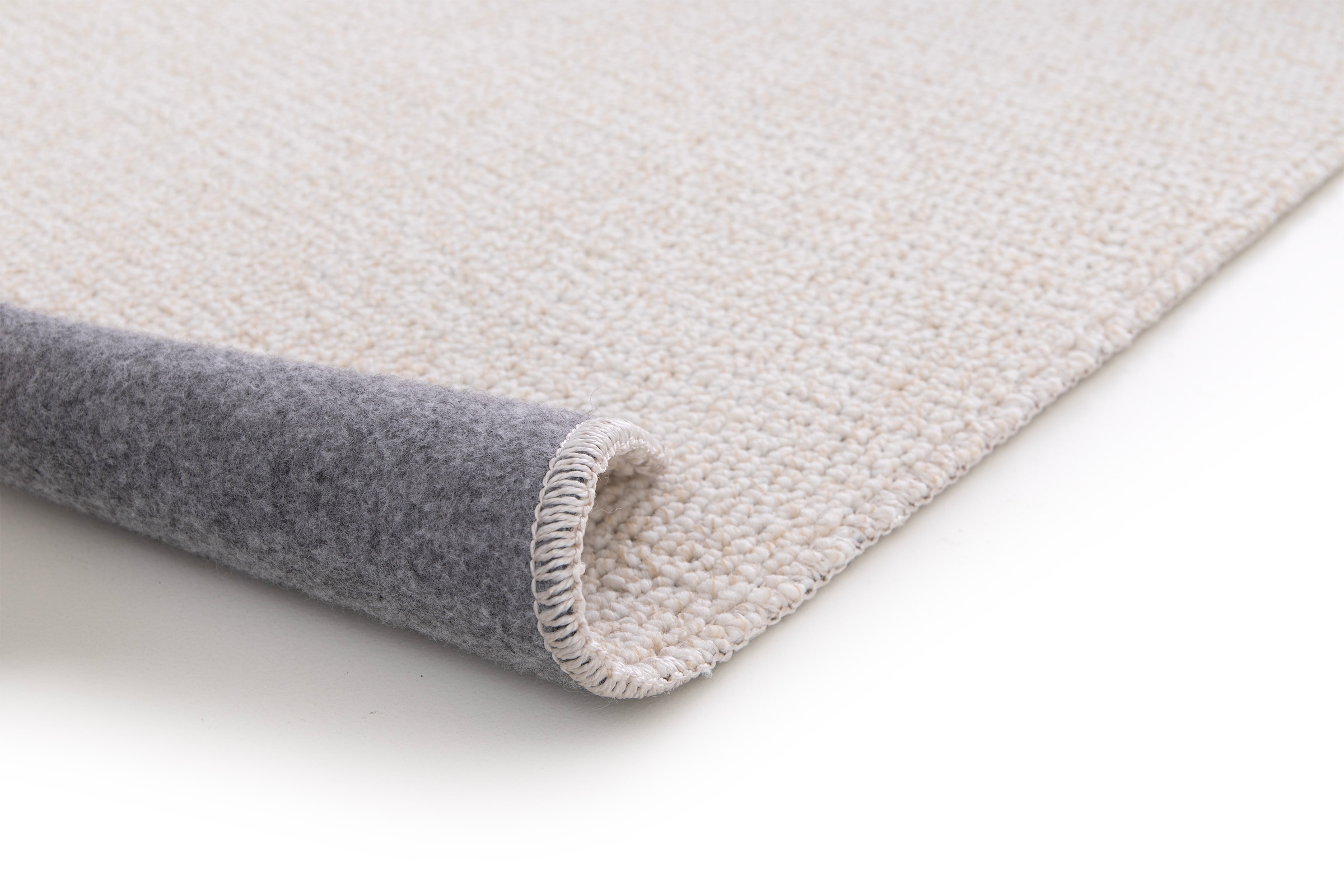 Primaflor-Ideen in Textil Schlingenteppich »DAISY, Schlinge, Made in Belgium« rechteckig 7 mm Höhe meliert oder Uni Farben, strapazierfähig, waschbar