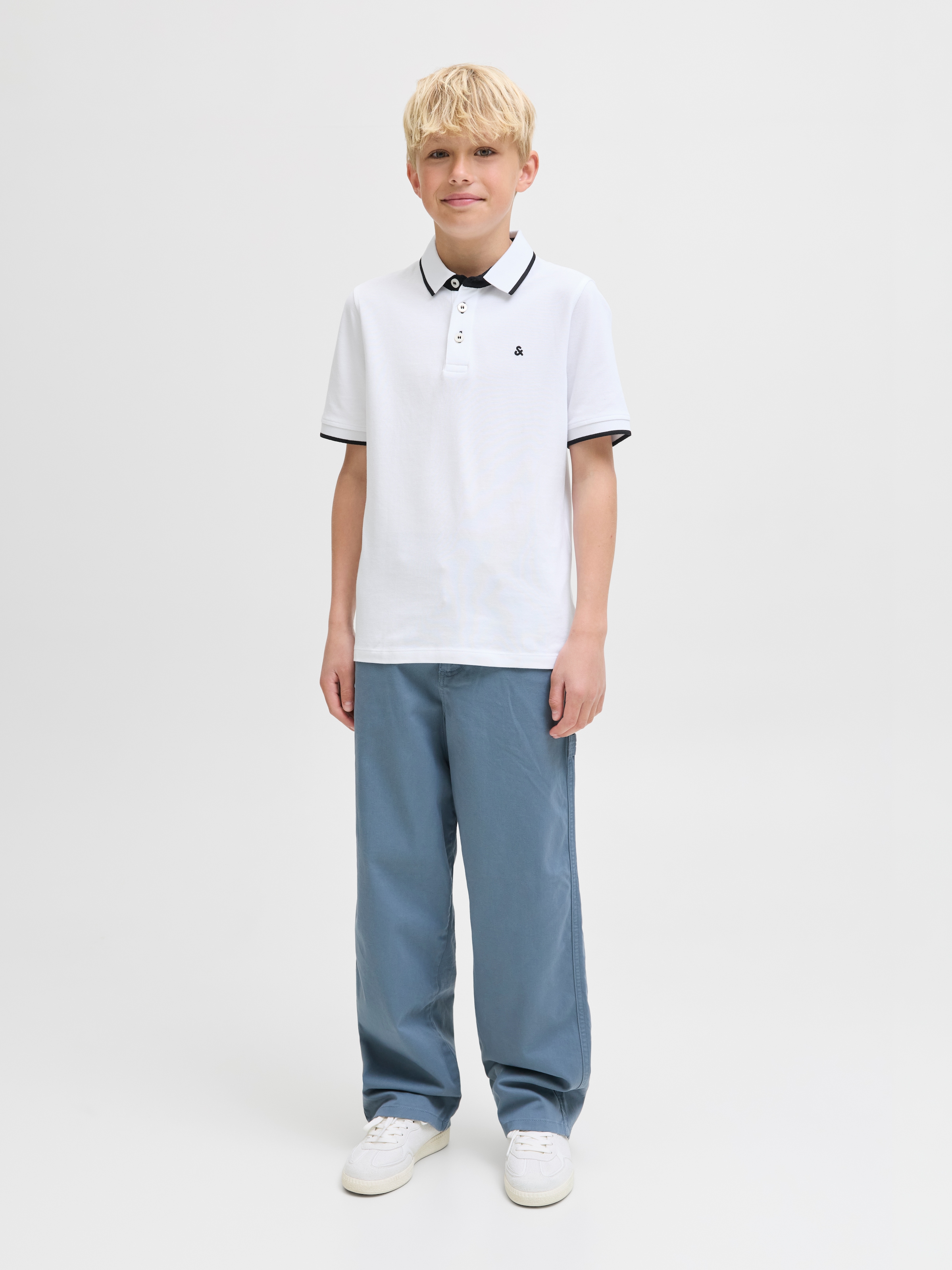 Jack & Jones Junior Poloshirt »JJEPAULOS POLO SS NOOS JNR«