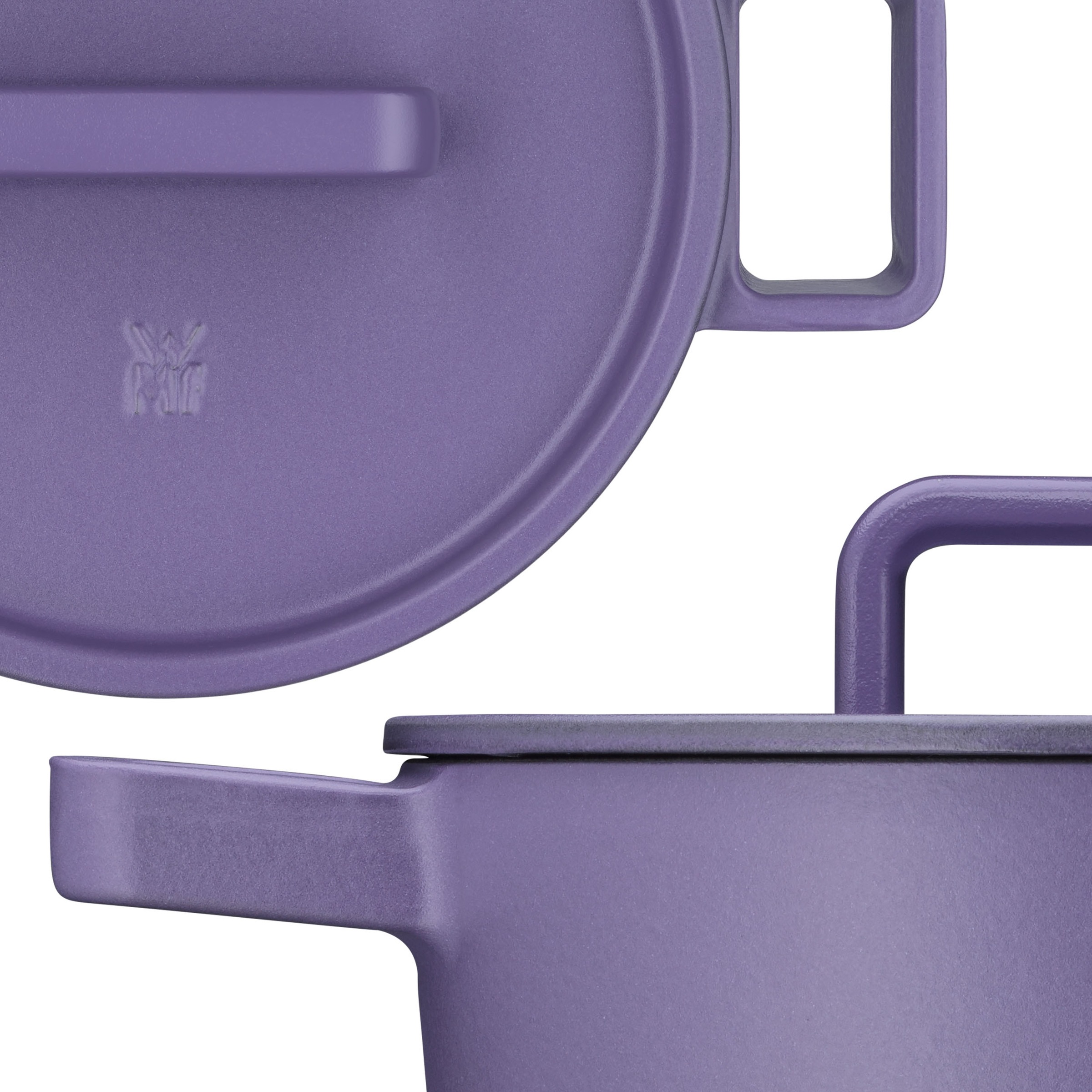 WMF Bräter »Flavour, Ø 24 cm«, Gusseisen, 5,2 Liter, Gusseisen-Kochgeschirr, Deckel mit Kondensationsnoppen
