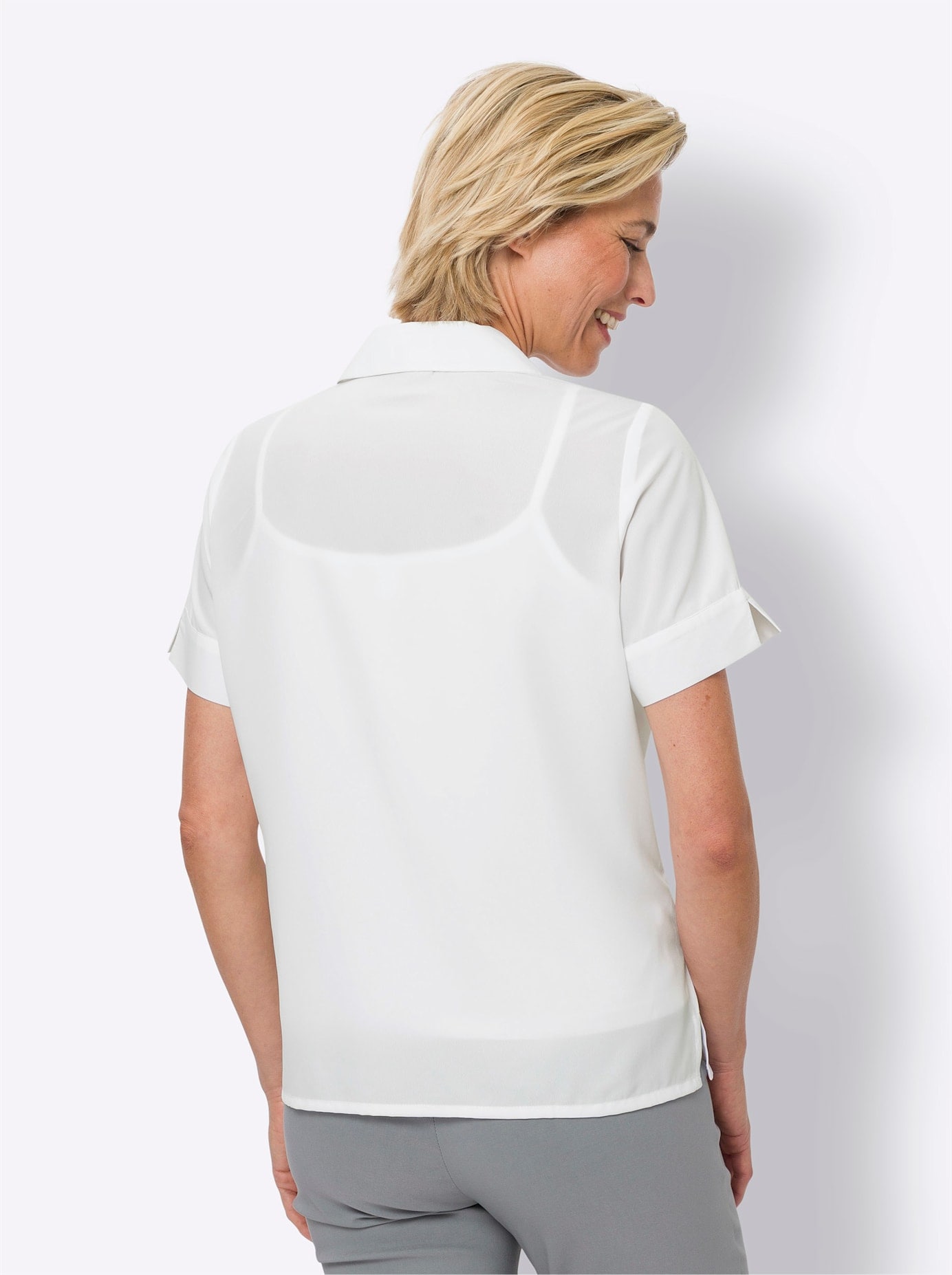 Classic Basics Kurzarmbluse