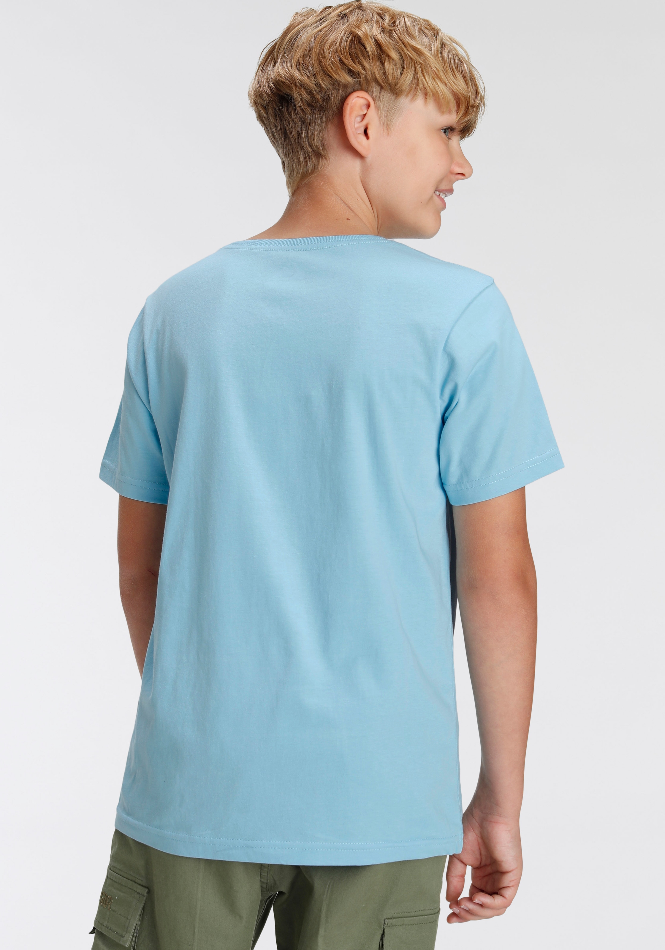 mit tlg.) »Jungen Quiksilver OTTO Shop (Packung, Logodruck«, im T-Shirt 2 Online Doppelpack