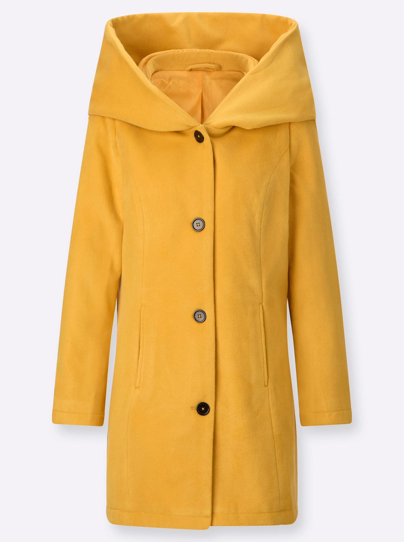 Classic Basics Langjacke, mit Kapuze