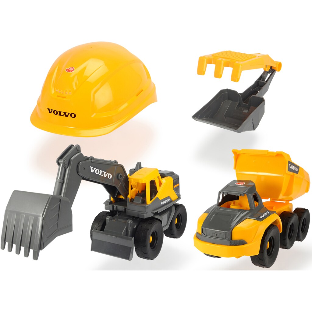 Dickie Toys Spielzeug-Helm »Volvo Construction Playset«