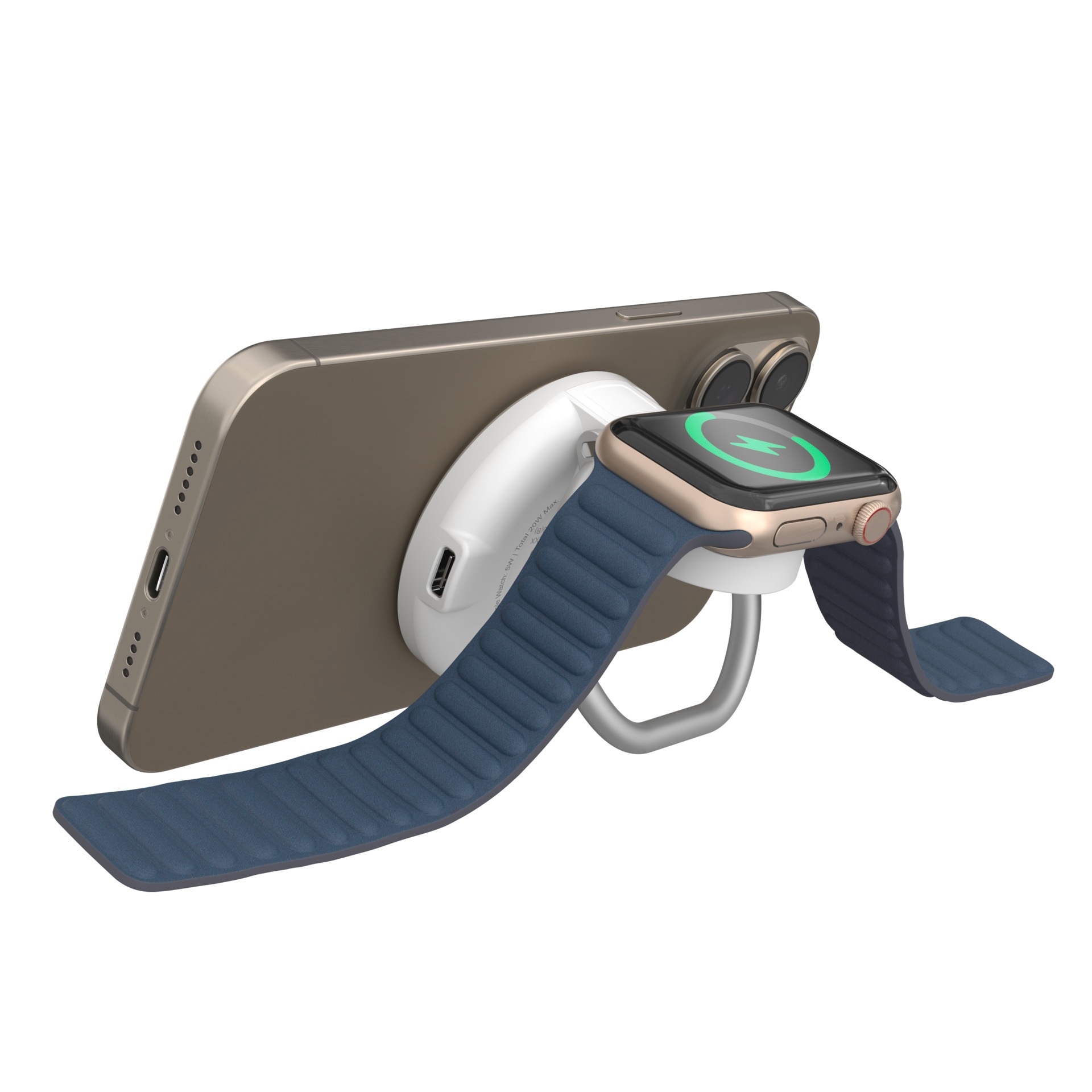 Targus Wireless Charger »Hyperjuice Qi2 2-in-1 Magnetic Charging Stand«