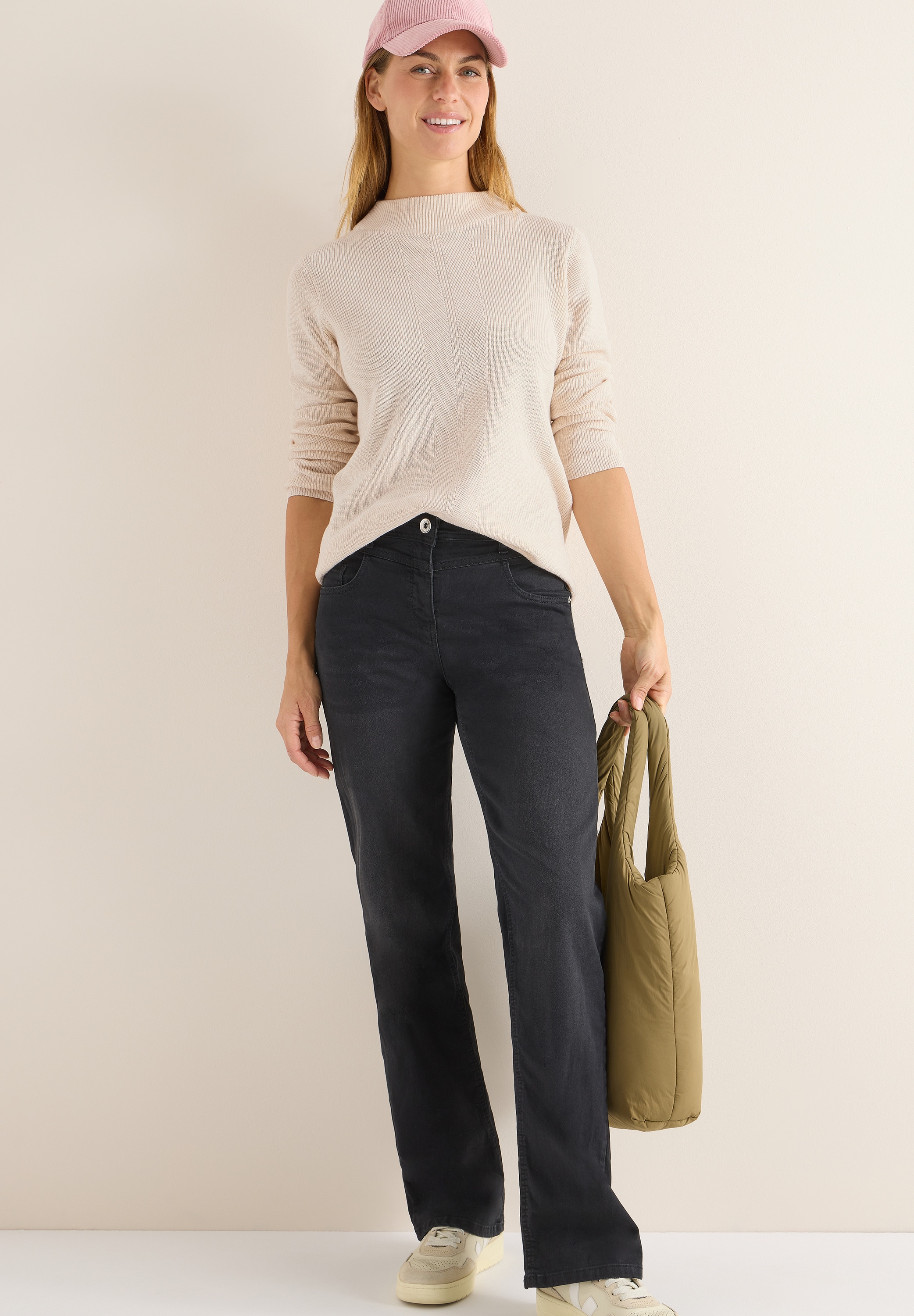 Cecil Strickpullover, mit Struktur