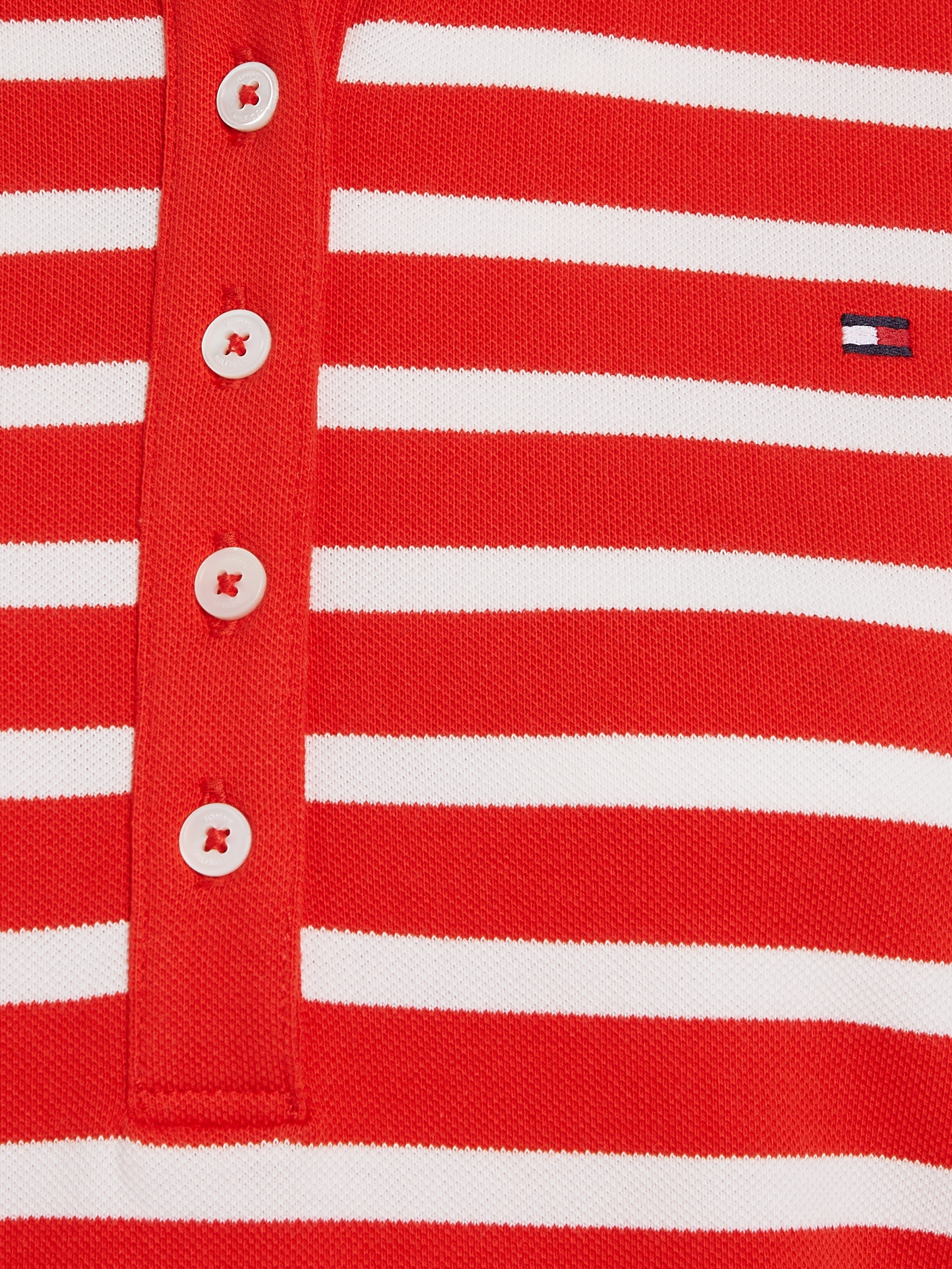 Tommy Hilfiger Poloshirt »1985 REG PIQUE STRIPE POLO SS«, mit dezenter Tommy Hilfiger Logostickerei