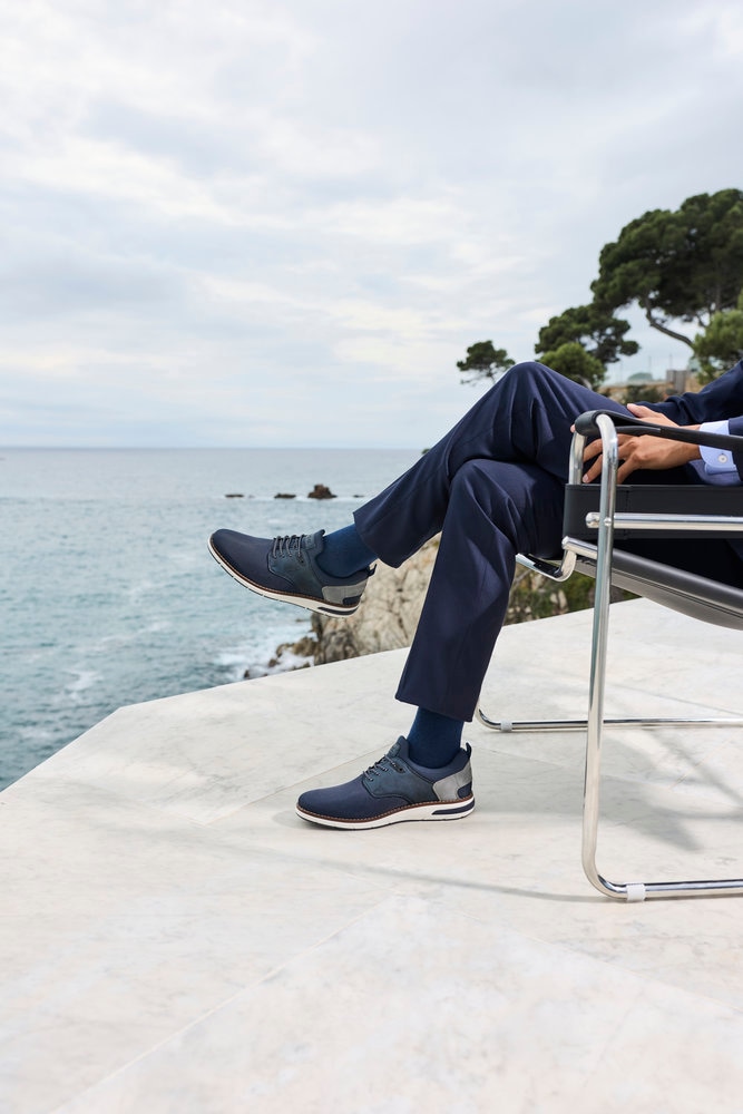 Rieker Slip-On Sneaker  Schlupfschuh, Freizeitsneaker, Halbschuh mit Gummizug