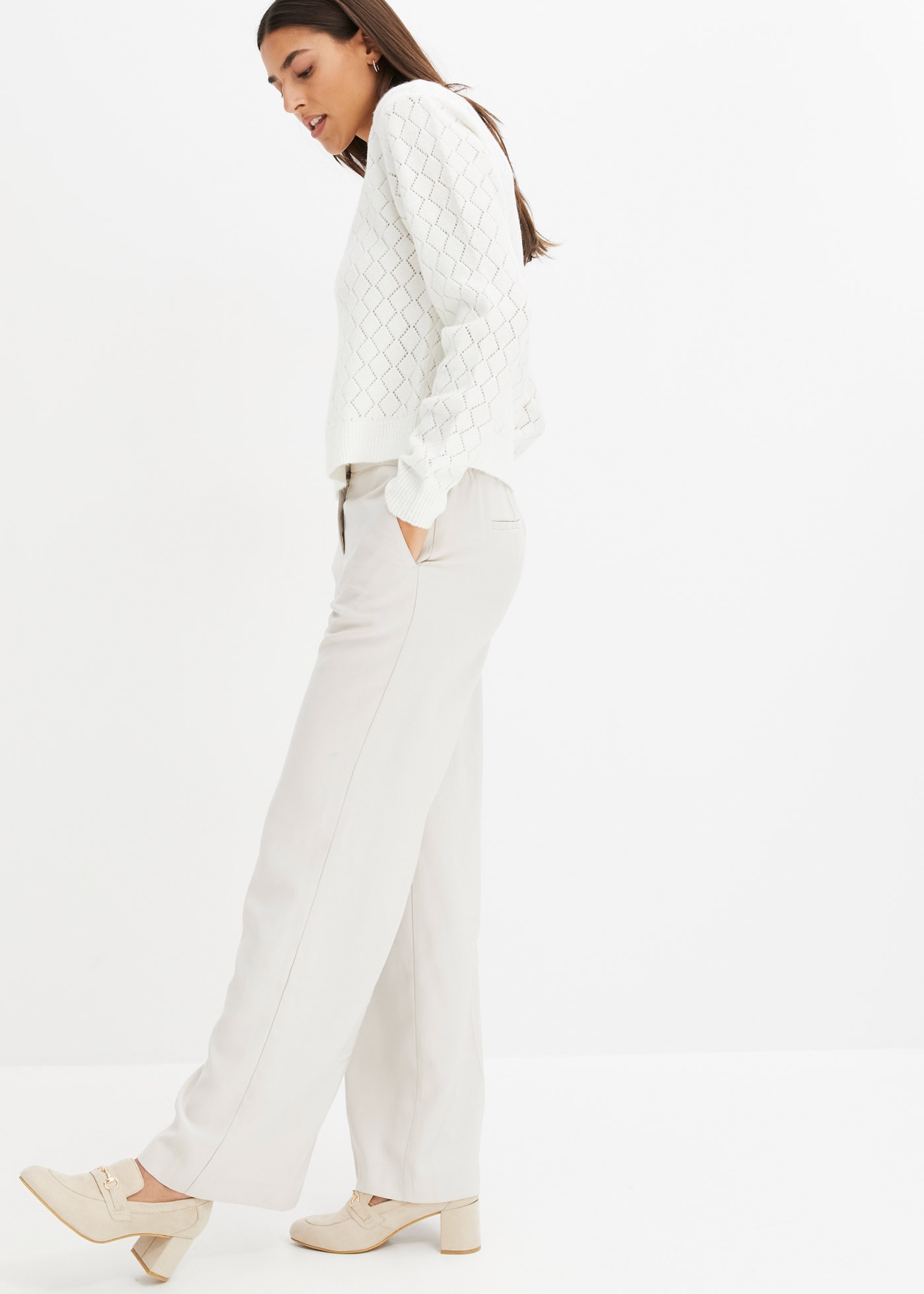 bonprix Ajourpullover »Ajour-Pullover« Ajour-Pullover