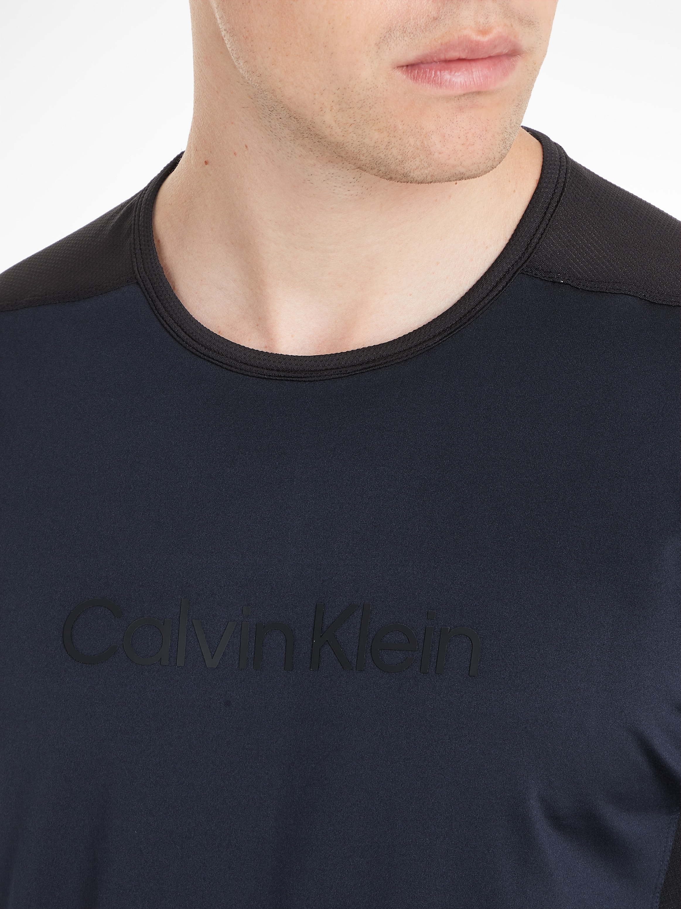 Calvin Klein Sport Kurzarmshirt, mit Rundhalsausschnitt