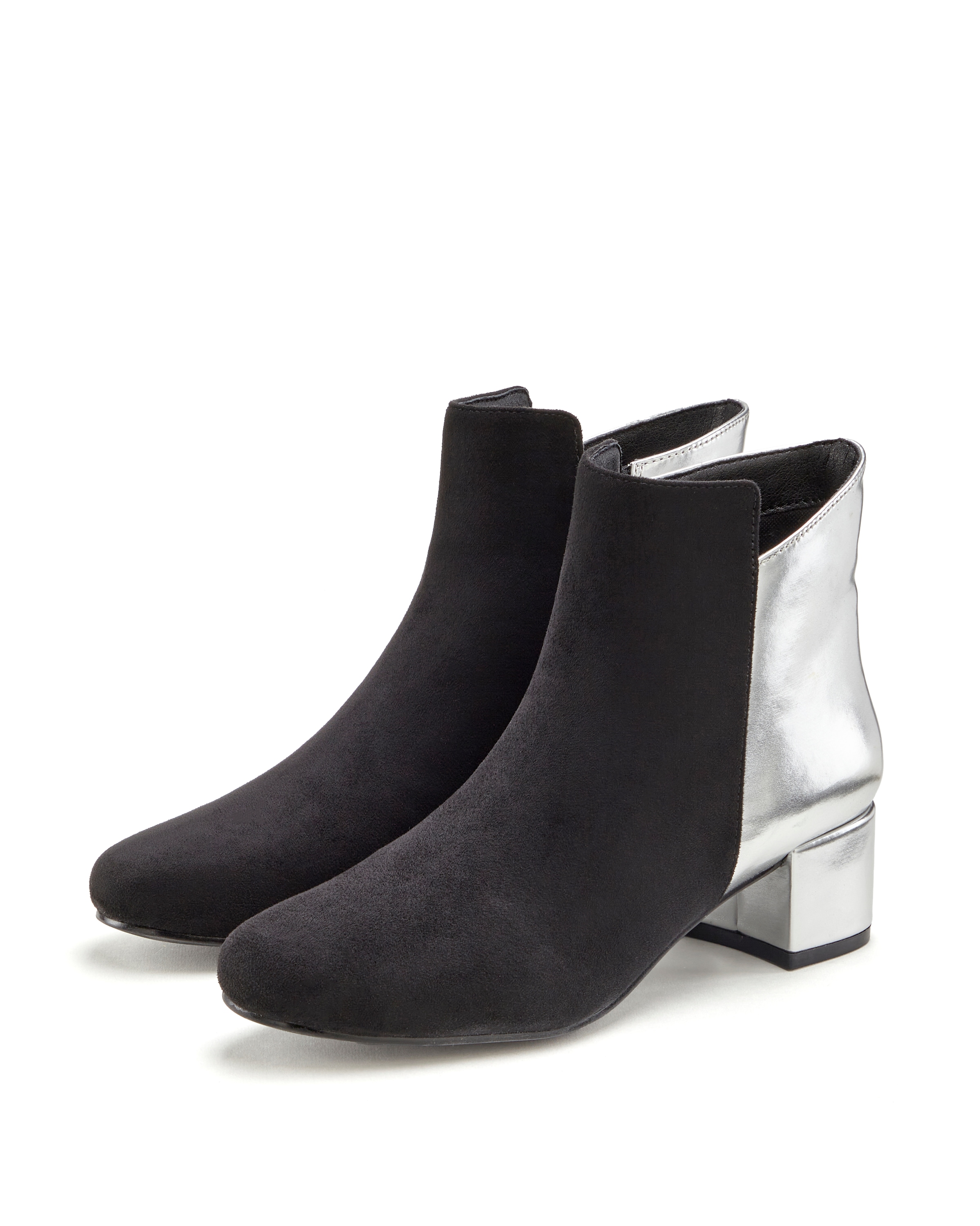 LASCANA Stiefelette  mit komfortablem Blockabsatz, Stiefel, Boots VEGAN