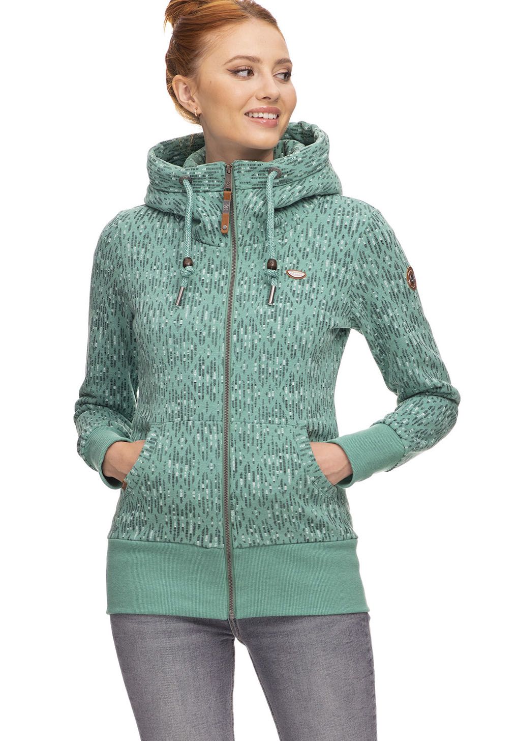 Kapuzensweatjacke »Sweatjacke NESKA PRINT ZIP«