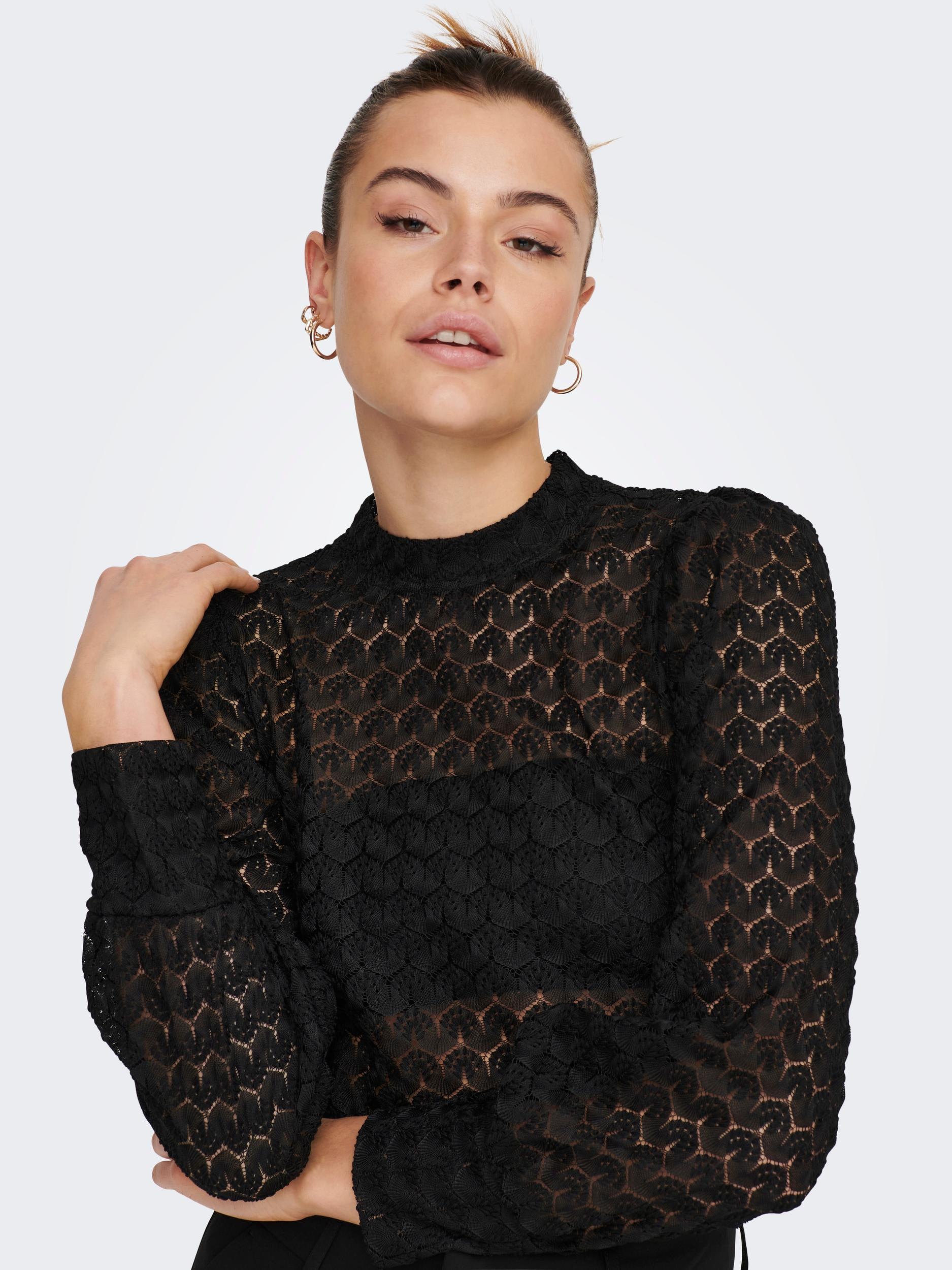 Langarmshirt »JDYAVERY L/S LACE TOP JRS NOOS«