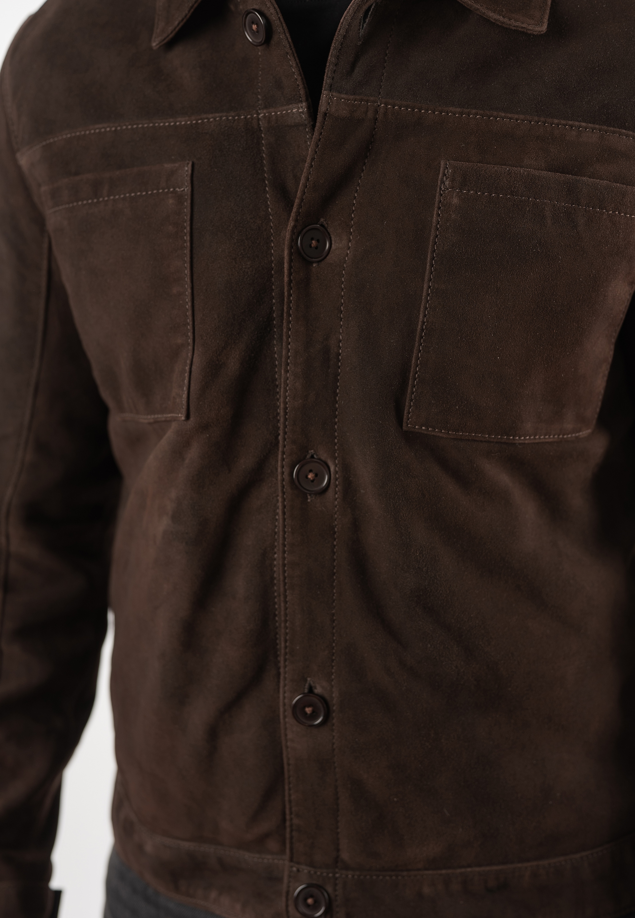 Mauritius Hemdjacke »MMYukkon« aus Leder, Regular Fit