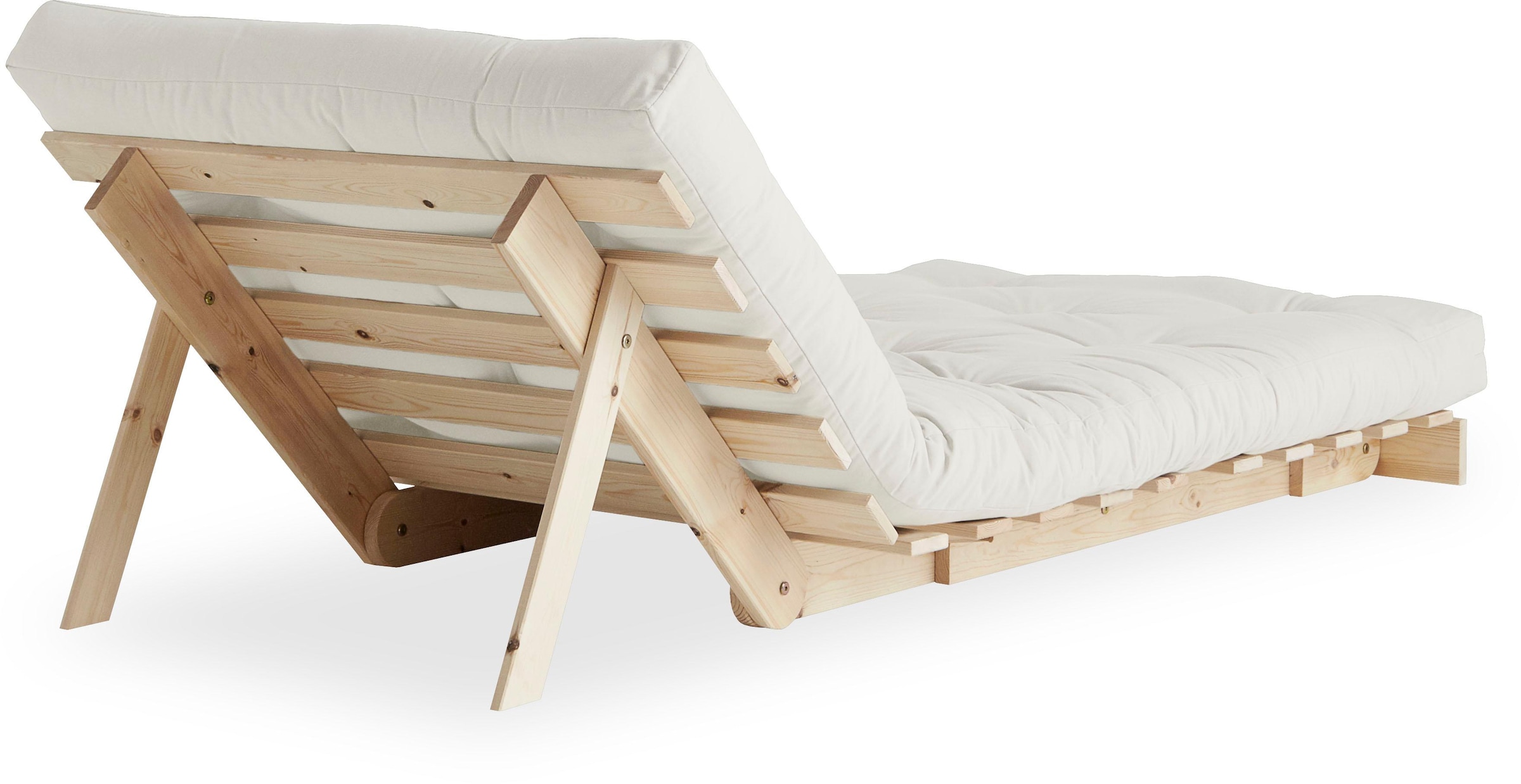 Karup Design Daybett »Roots Schlafsofa, Gästebett, Sofa inkl. Futonmatratze«, Liegefläche 90/140/160 x200 cm, FSC® zertifizierte Kiefer