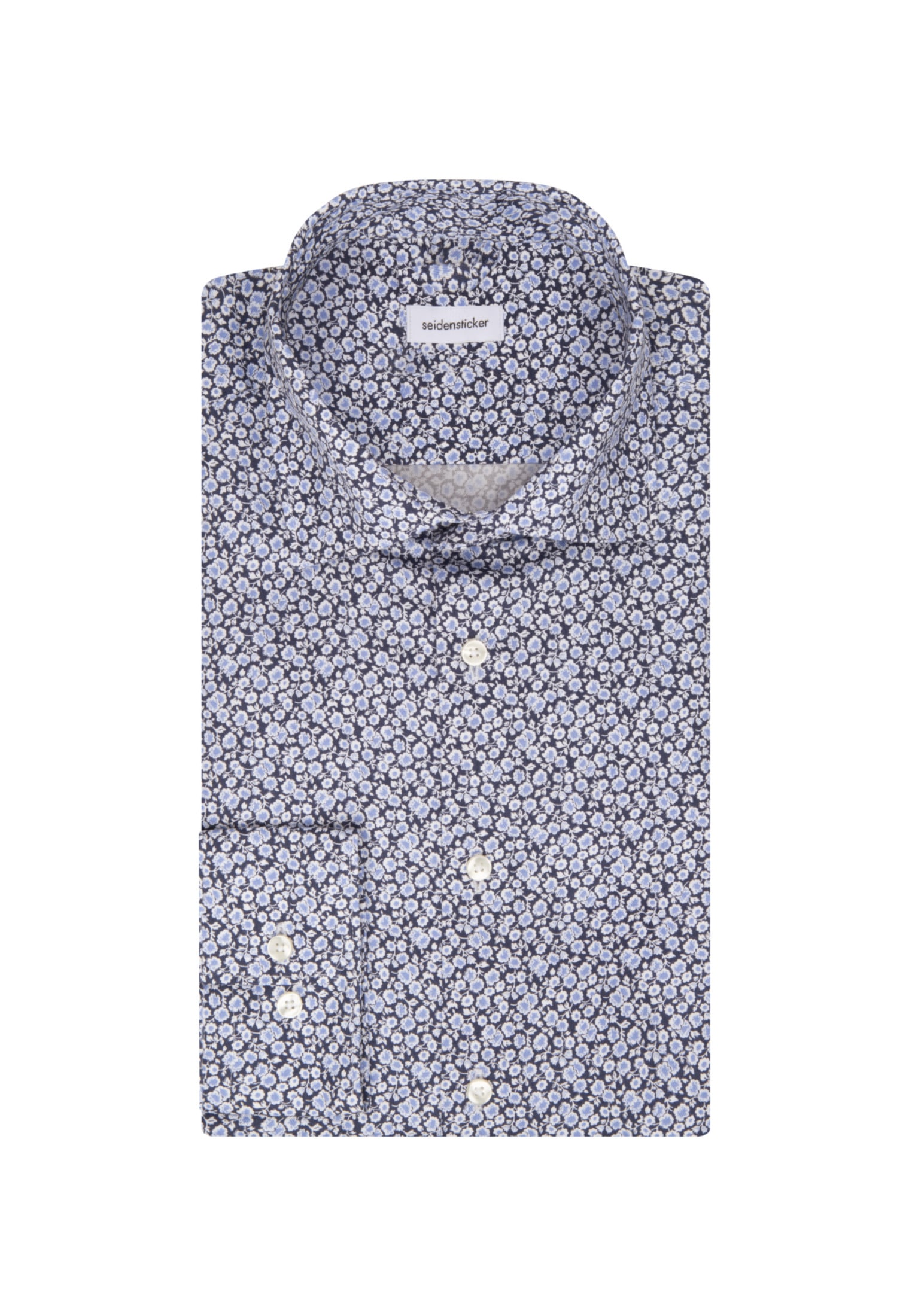seidensticker Businesshemd »Slim«, Slim Langarm Kentkragen Floral