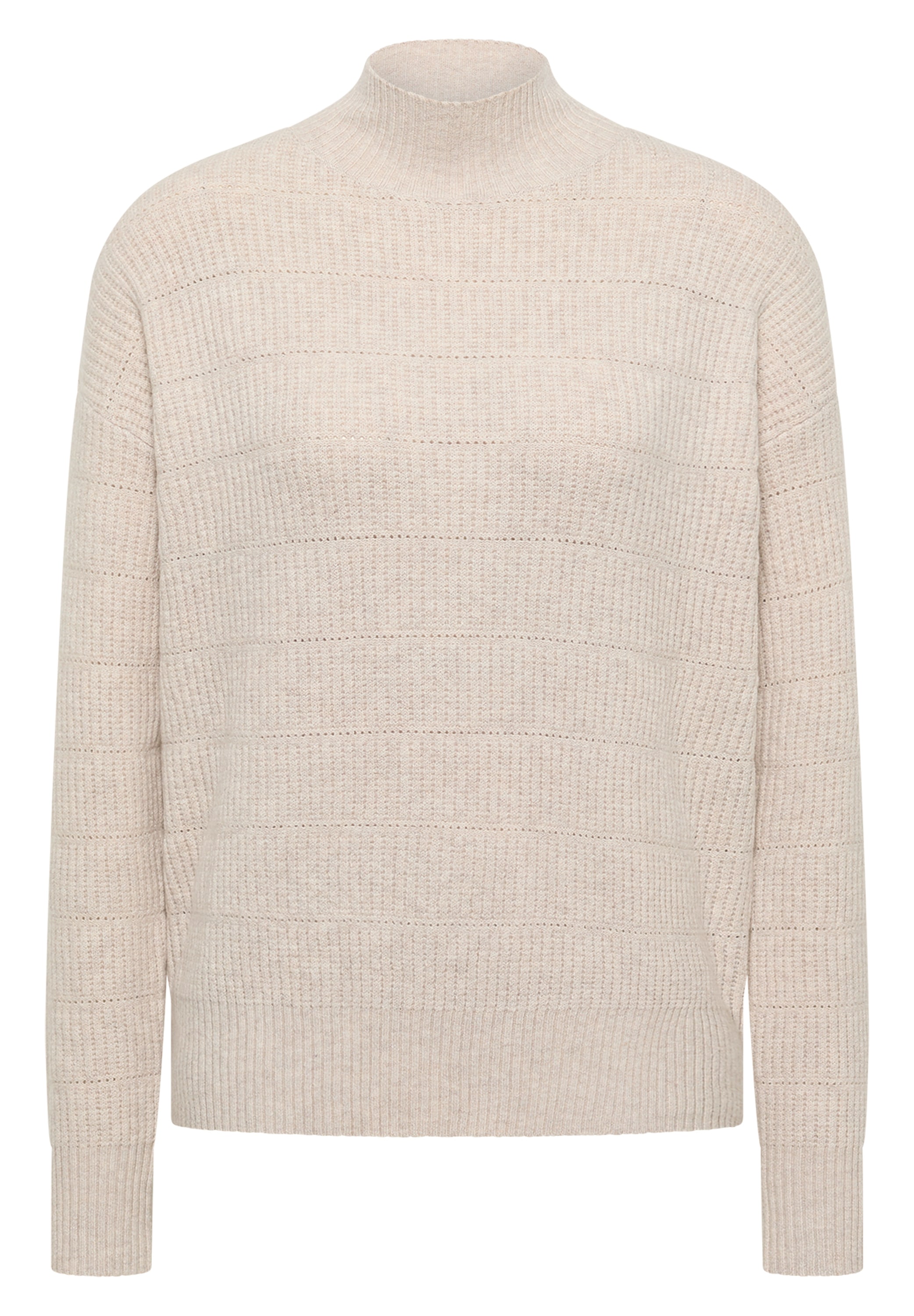 Cecil Stehkragenpullover mit Stehkragen und Loch-Design