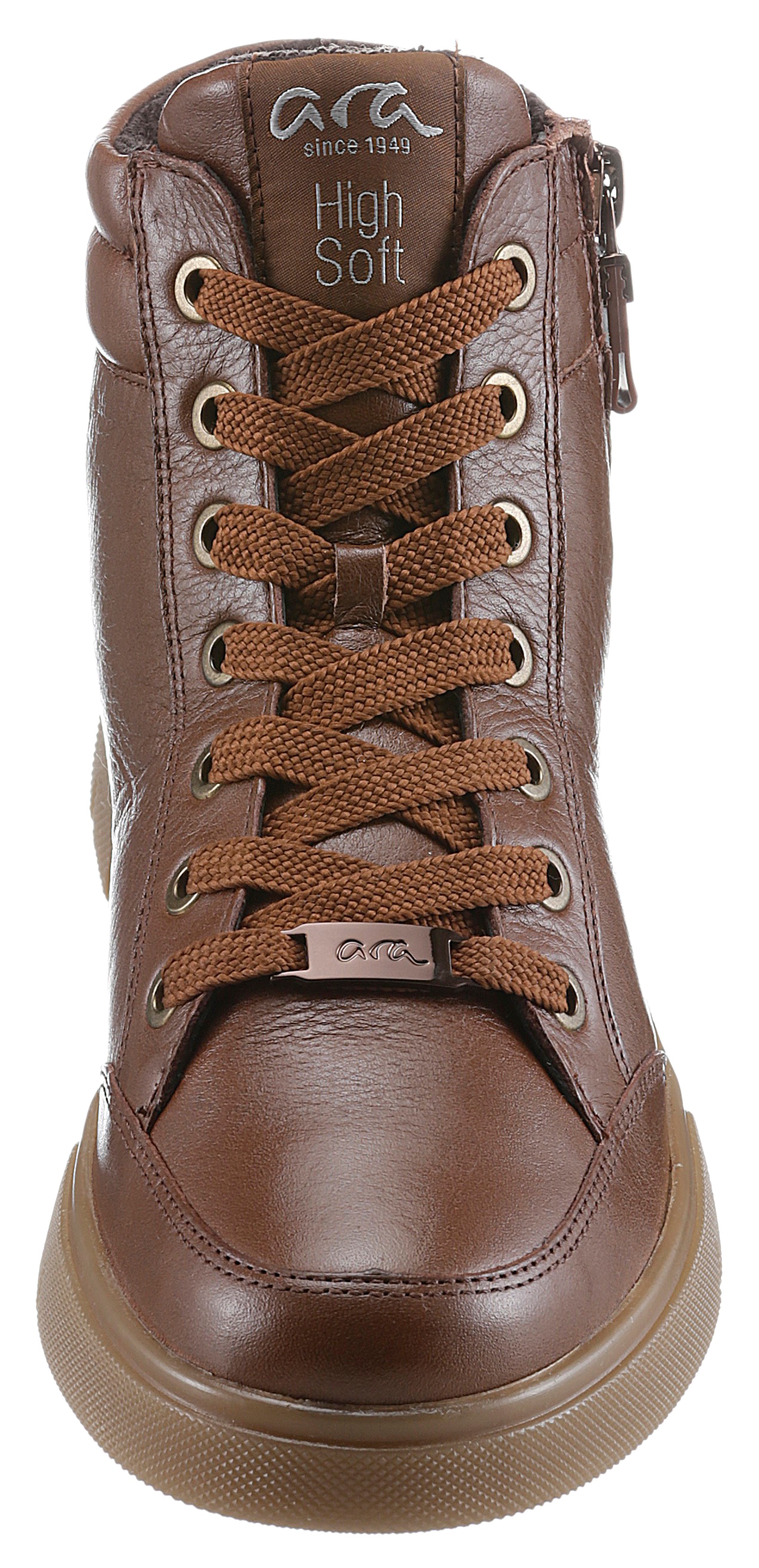Ara Schnürboots »ROM«, Stiefelette, Bequemschuh mit Reißverschluss