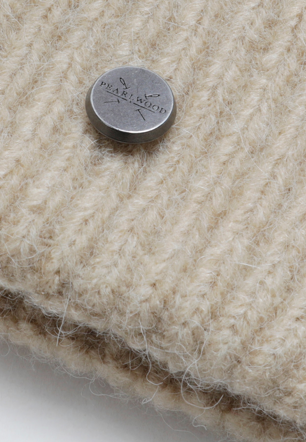 PEARLWOOD Strickmütze »MATS« Feinripp, Wollanteil, breiter Umschlag, wärmend