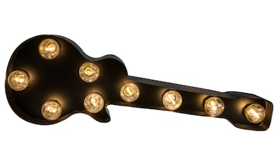 LED Dekolicht »Old Guitar«, 9 flammig-flammig
