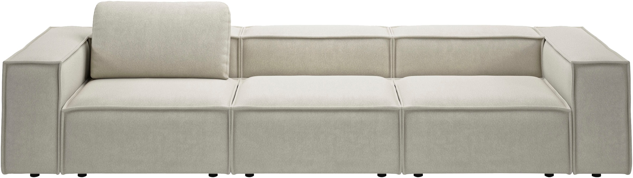 Home affaire 3,5-Sitzer »Watertown, modernes Big-Sofa XXL, 336 cm Breite, auch in Feincord« Riesiges Designersofa mit viel Platz & weichen Bezügen in Trendfarben