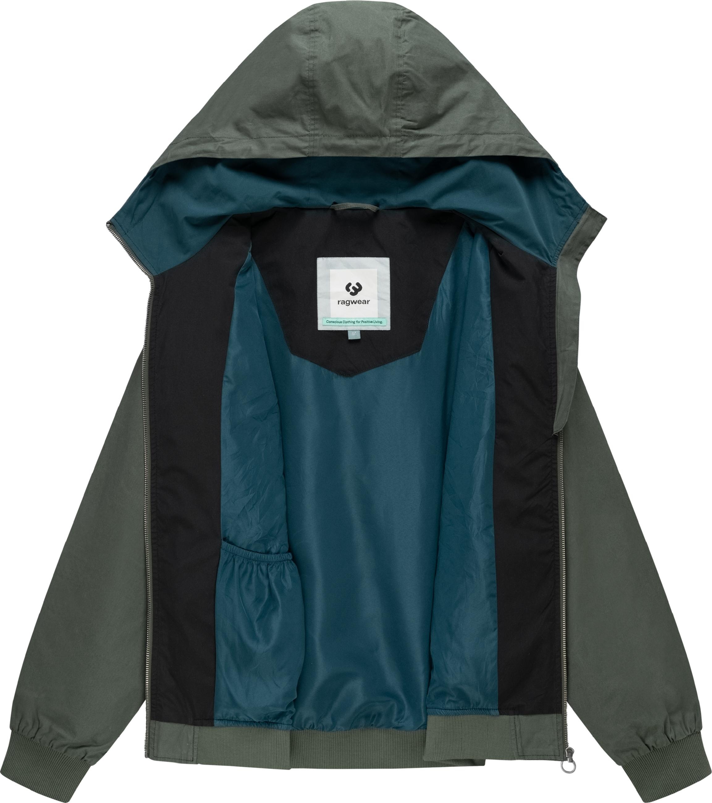 Ragwear Outdoorjacke »Outdoorjacke Stewie Vintage« mit Kapuze stylische Herren Übergangsjacke mit großer Kapuze