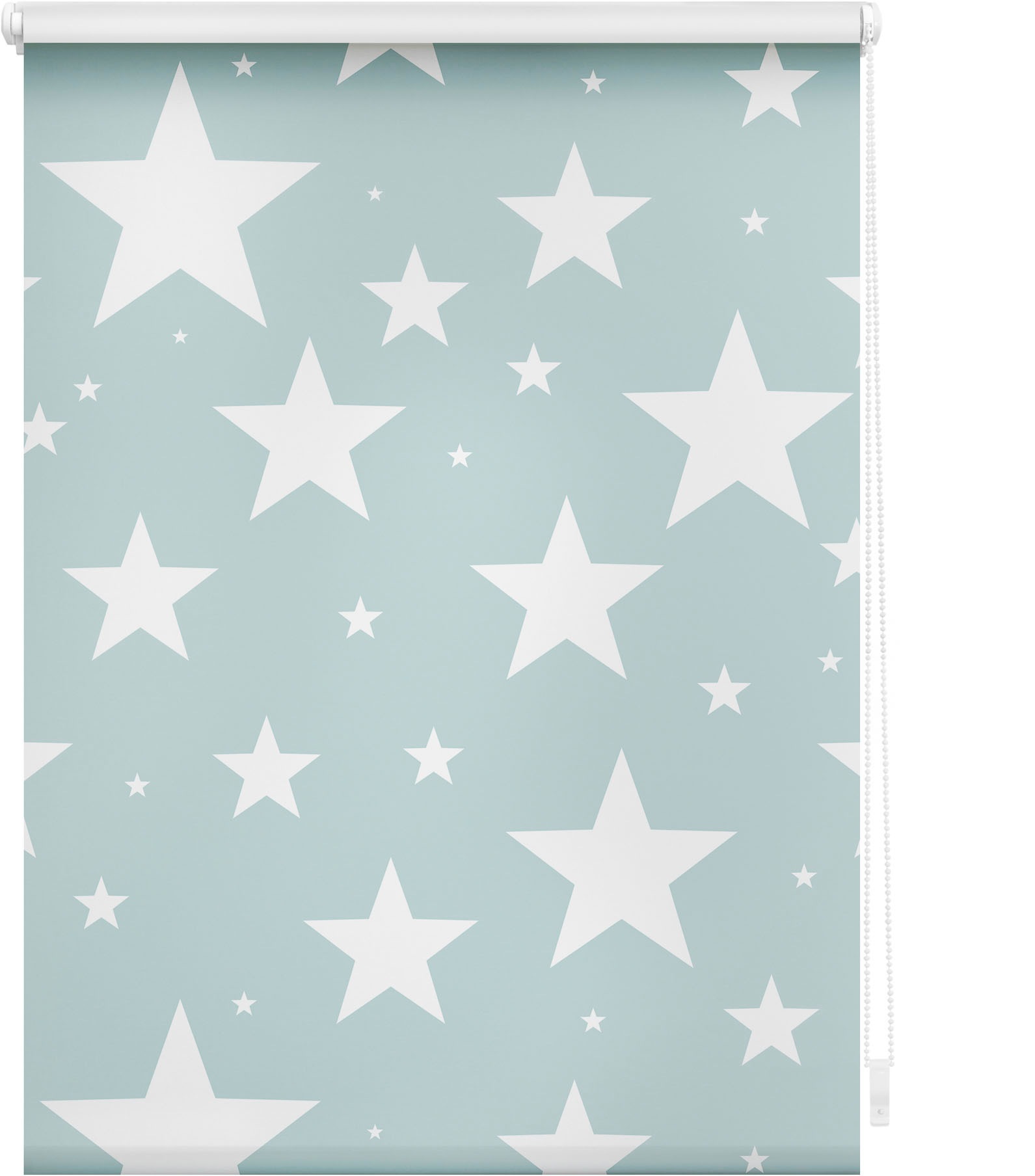 LICHTBLICK ORIGINAL Seitenzugrollo »Rollo Klemmfix, ohne Bohren, blickdicht, Sterne« blickdicht Blendschutz | Sichtschutz freihängend