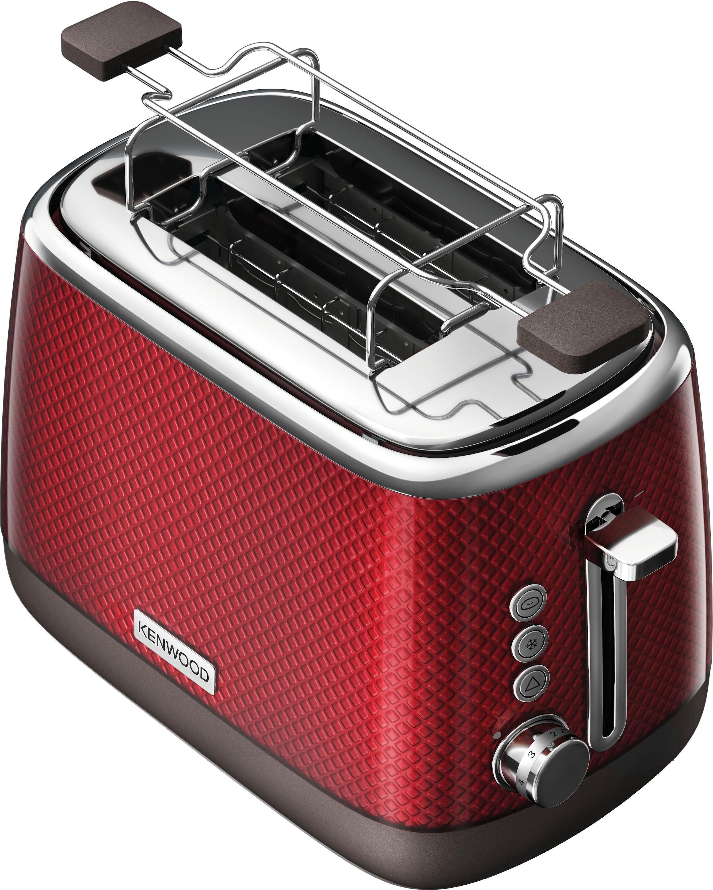 Toaster »Mesmerine TCM811.RD«, 2 kurze Schlitze, für 2 Scheiben, 1000 W