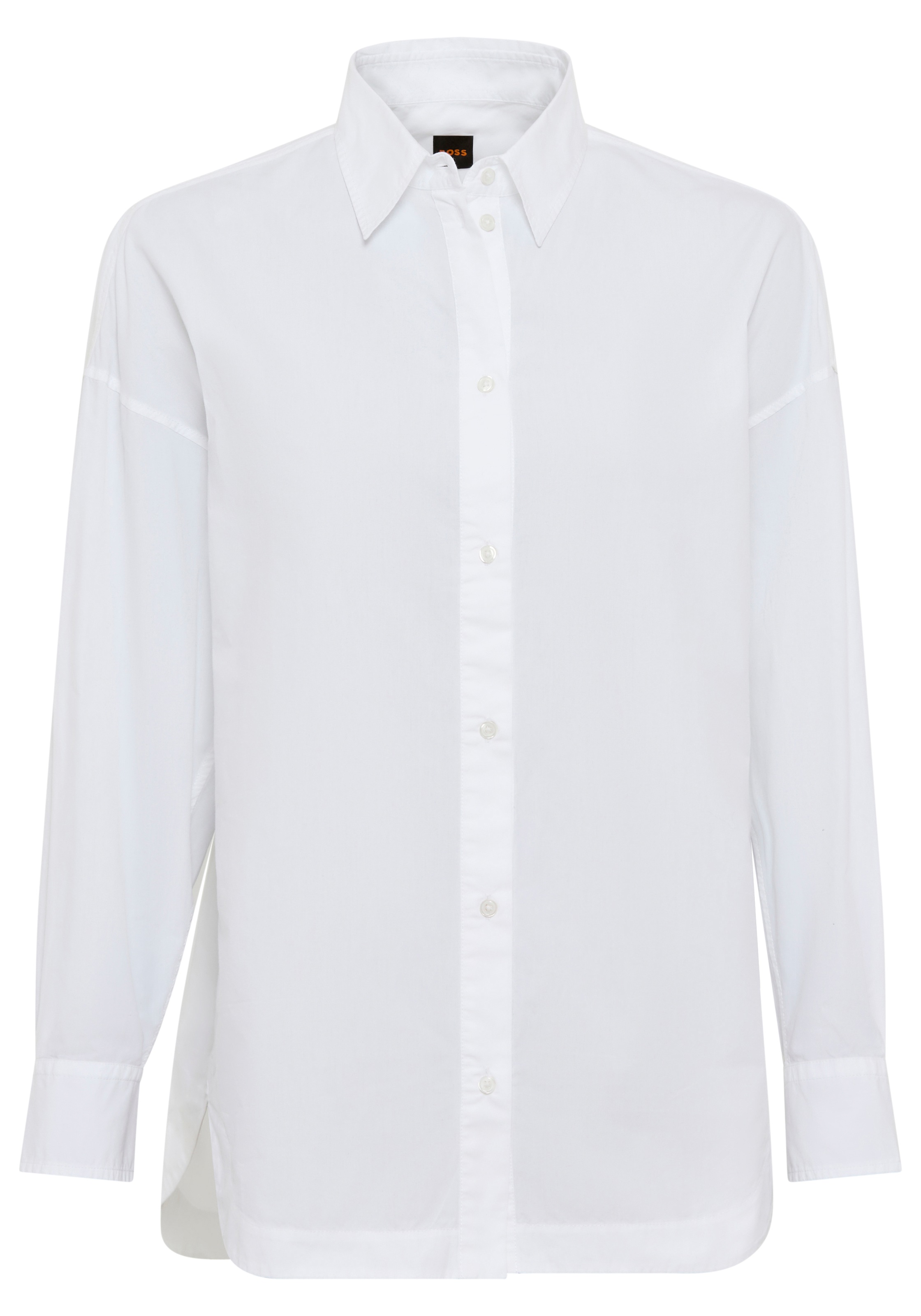 BOSS ORANGE Hemdbluse »Bostatta Premium Damenmode« im Oversize Fit