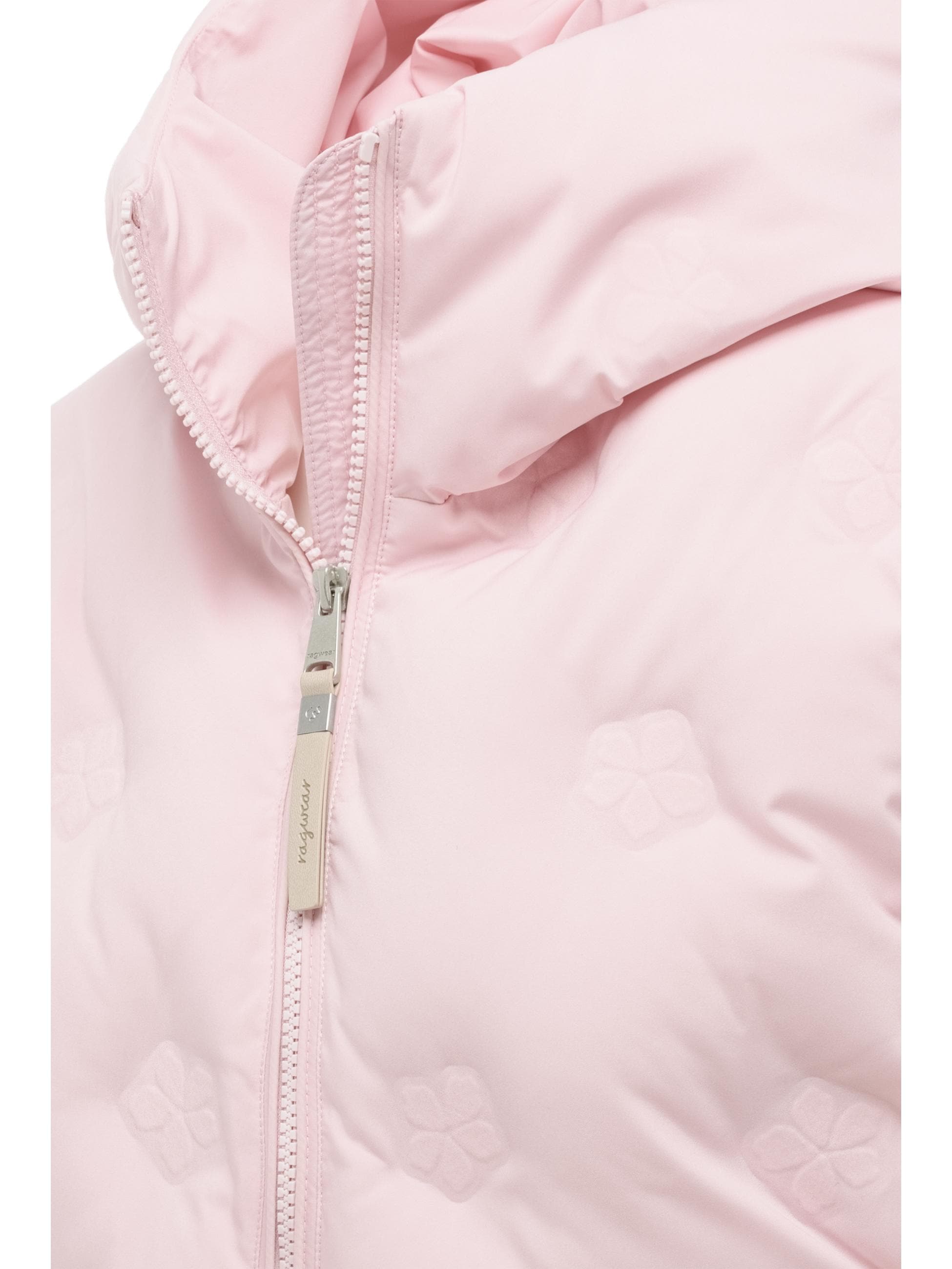 Ragwear Winterjacke »Winterjacke Lynnox Embossed Y« mit Kapuze Pufferjacke mit floraler Ton-in-Ton-Prägung