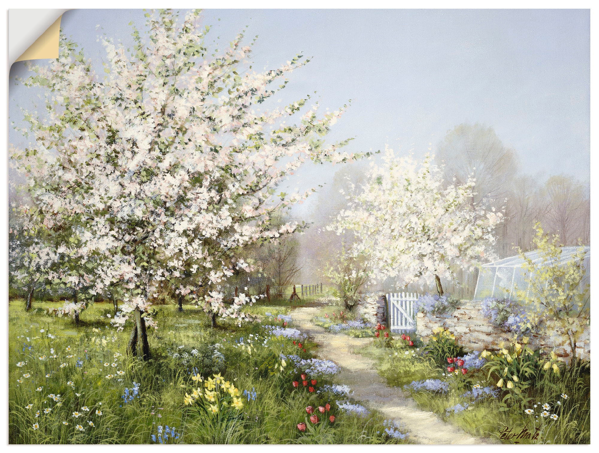 Artland Wandbild »Frühlingsblüten«, Wiesen & kaufen Poster Online oder Größen OTTO im (1 versch. Shop St.), Leinwandbild, als in Bäume, Wandaufkleber